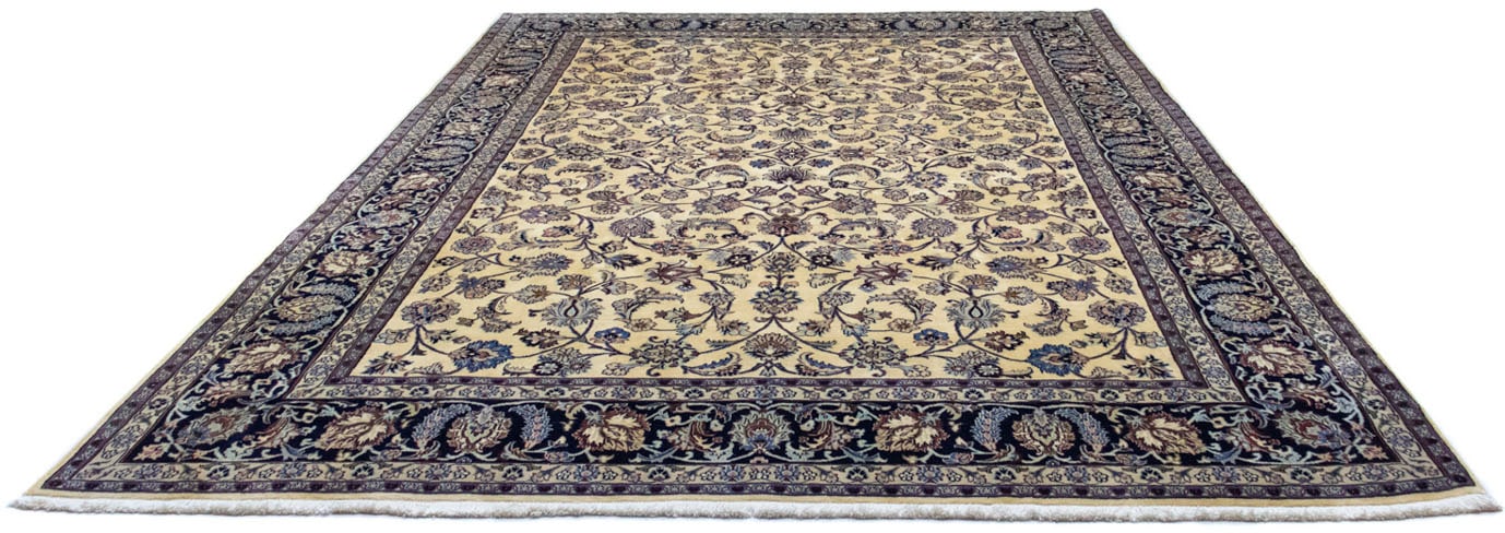 morgenland Wollteppich »Maschad Durchgemustert Beige 345 x 250 cm«, rechtec günstig online kaufen