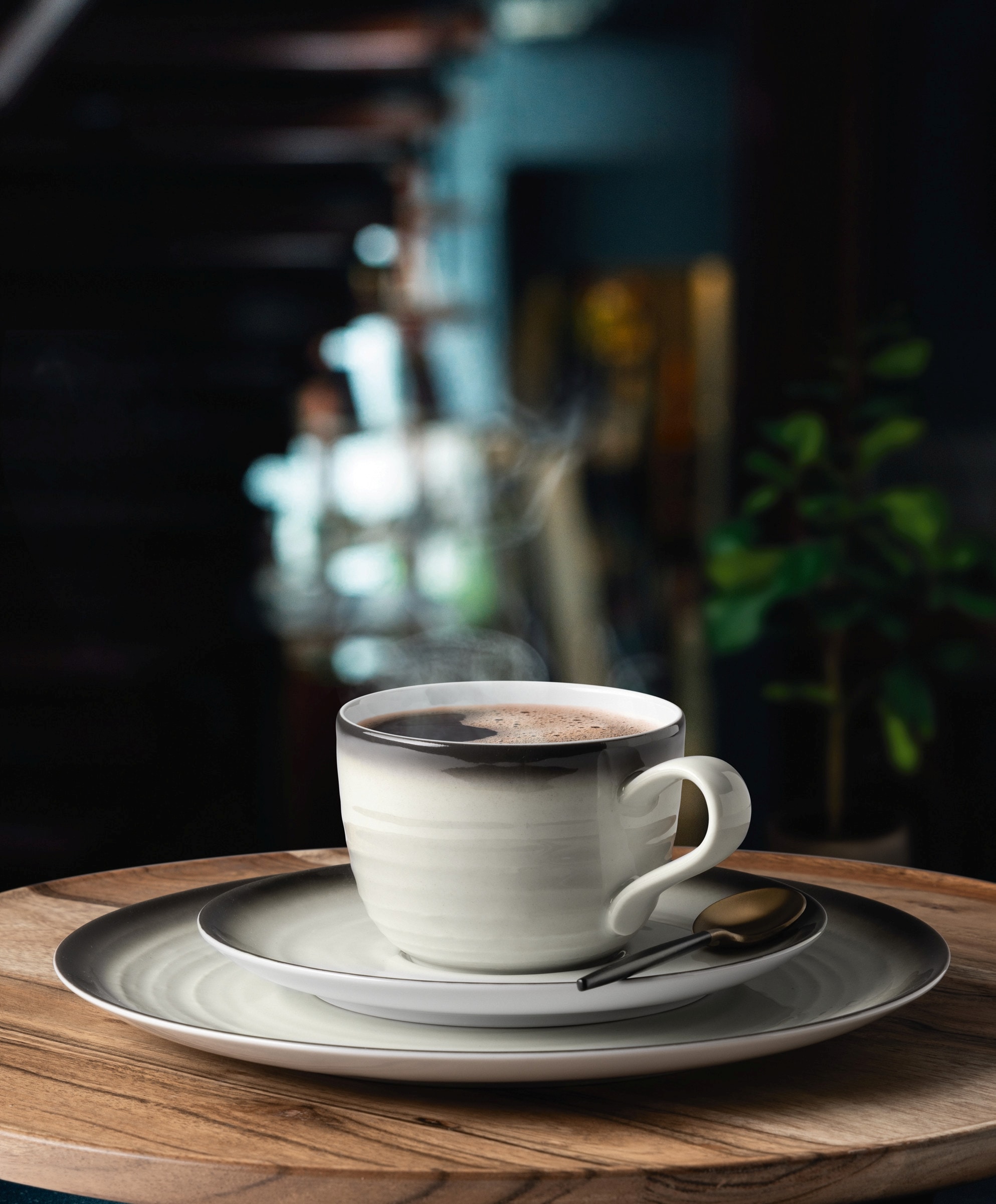Seltmann Weiden Kaffeeservice »Geschirr-Set, 18 Teile, Terra Corso«, (Set, 18 tlg., 6x Kaffeeobertasse 0,26 l, 6x Kombi-Untertasse, 6x Frühstücksteller), Tassen, Teller, Untertassen, Made in Germany, 18 Teile, für 6 Personen