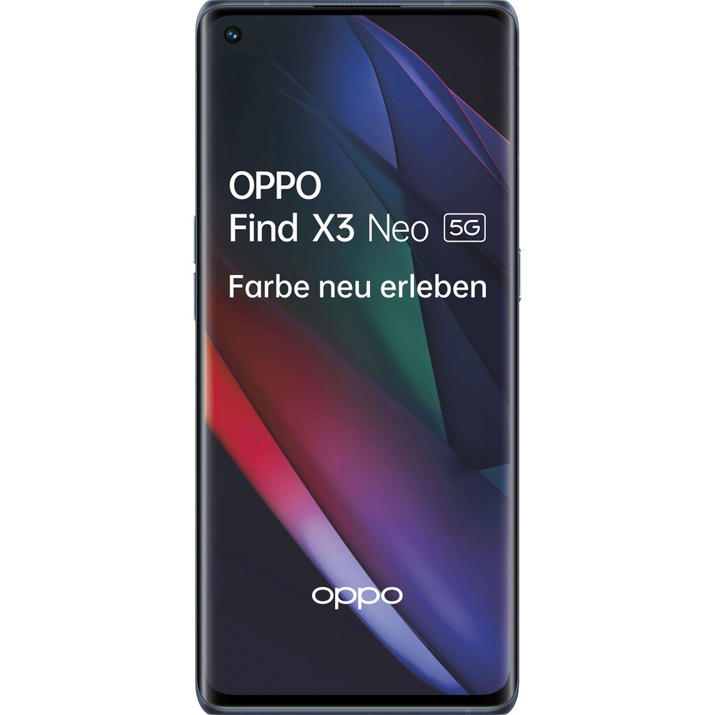 Oppo Smartphone »Find X3 Neo 5G«, (16,64 cm/6,55 Zoll, 256 GB Speicherplatz, 50 MP Kamera), inkl. Schnellladegerät, Headset, und Schutzcase