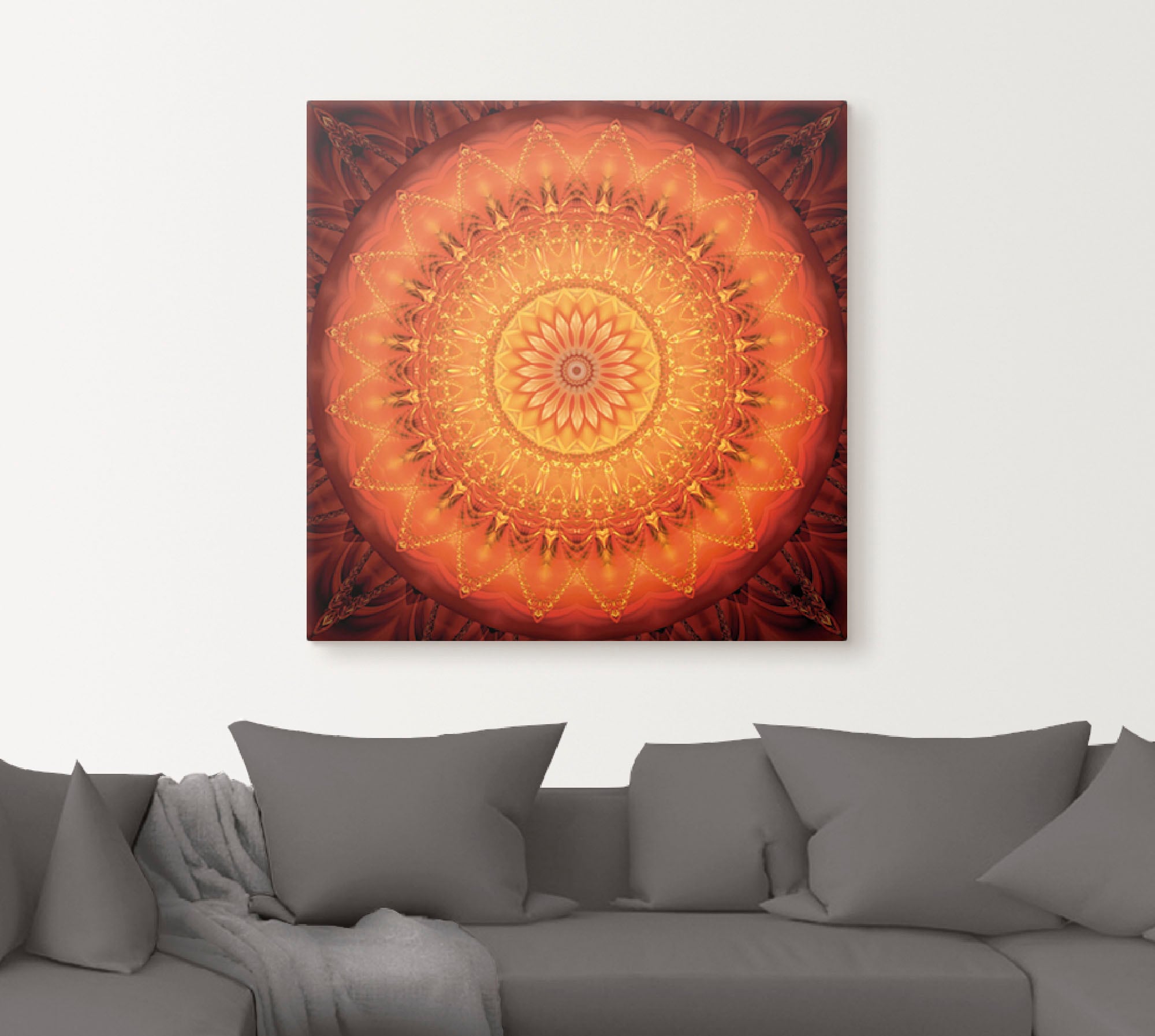 1«, (1 Artland Poster St.), »Mandala in online als Leinwandbild, Wandaufkleber versch. Größen Energie oder Wandbild bestellen Muster,