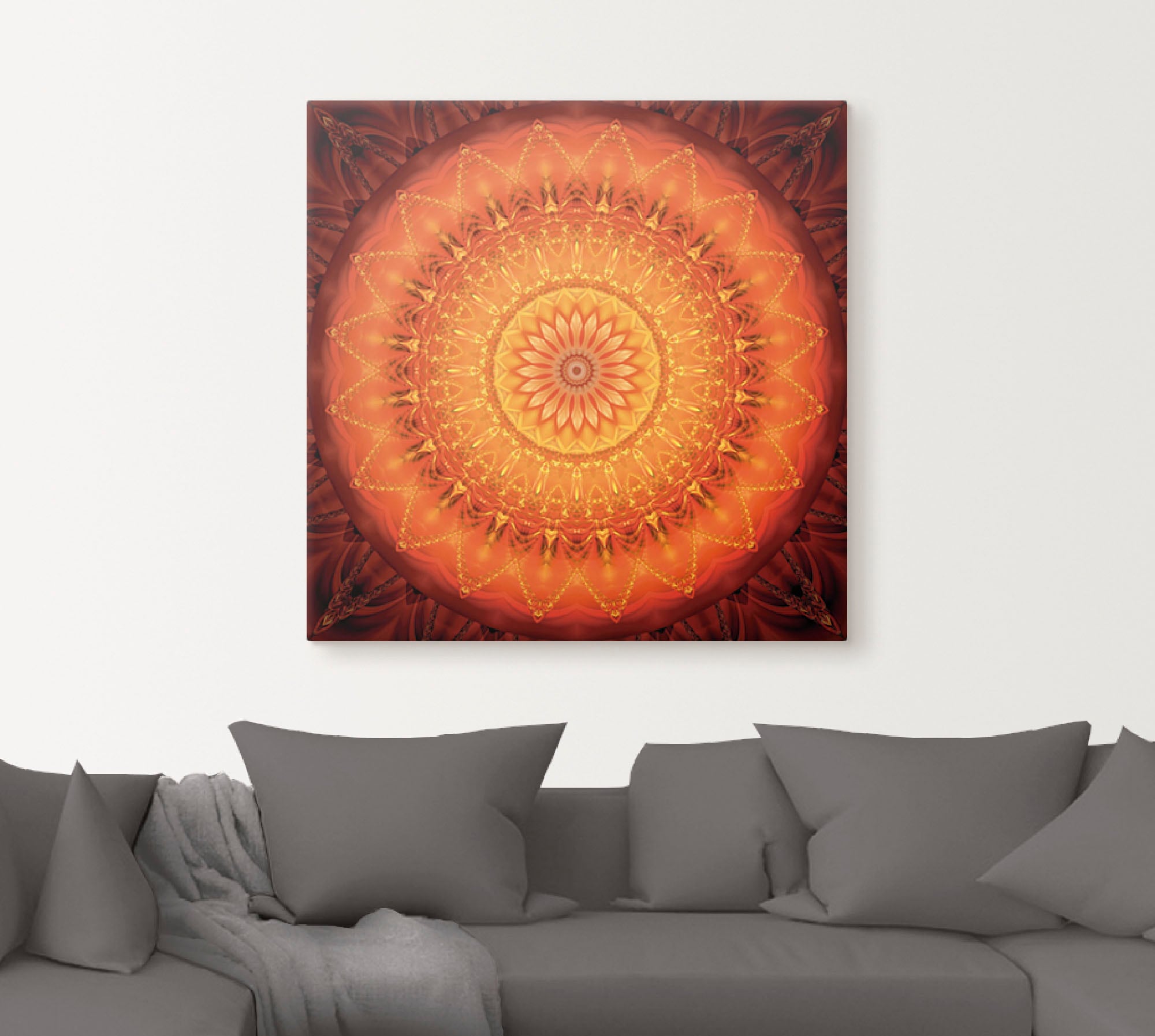 Artland Wandbild »Mandala Energie 1«, Muster, (1 St.), als Leinwandbild, Poster, Wandaufkleber in verschied. Größen