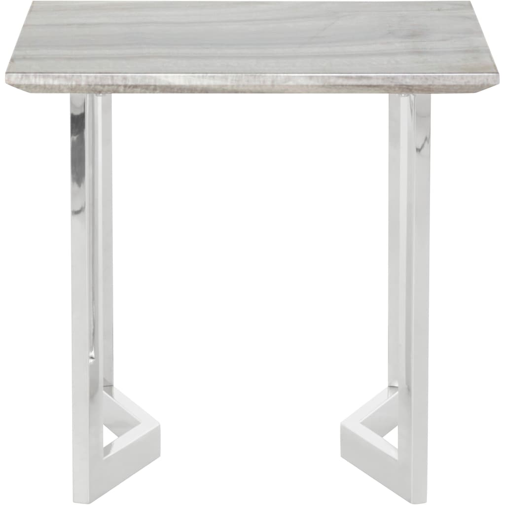 Leonique Couchtisch »Tinto«, mit einer Marmoroptik Tischplatte, in quadratischer oder rechteckiger Tischform und unterschiedlichen Breiten erhältlich