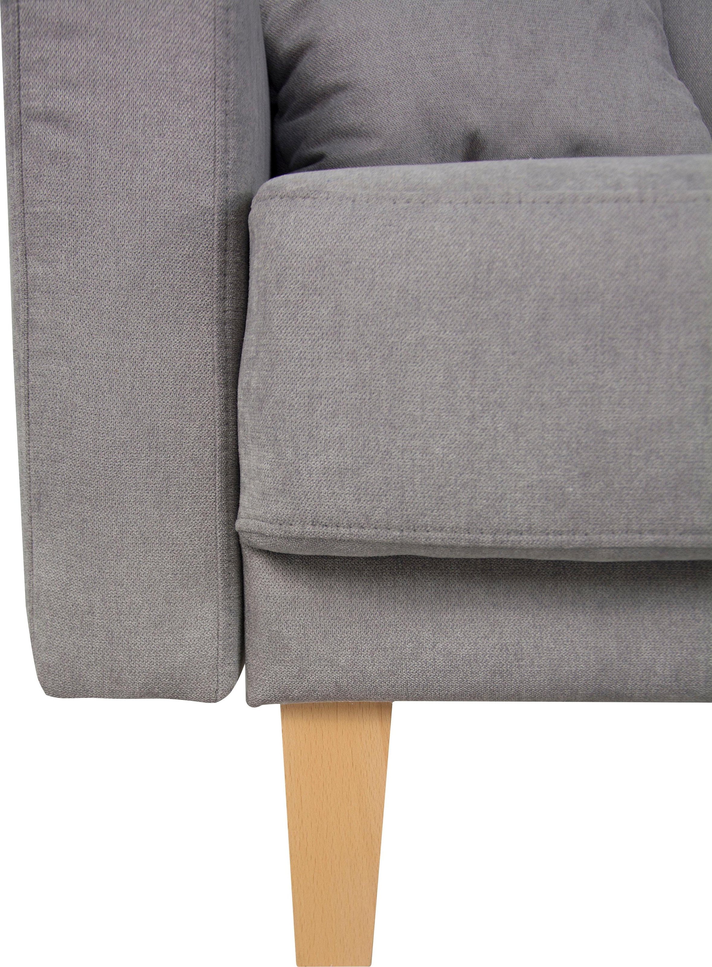 Home affaire Ecksofa »TRIPLO optionale Schlafsofa mit Bettkasten, Maße B/T/H: 234/164/89 cm« L-Form wahlweise mit Bettfunktion - Liegefläche 132x210 cm