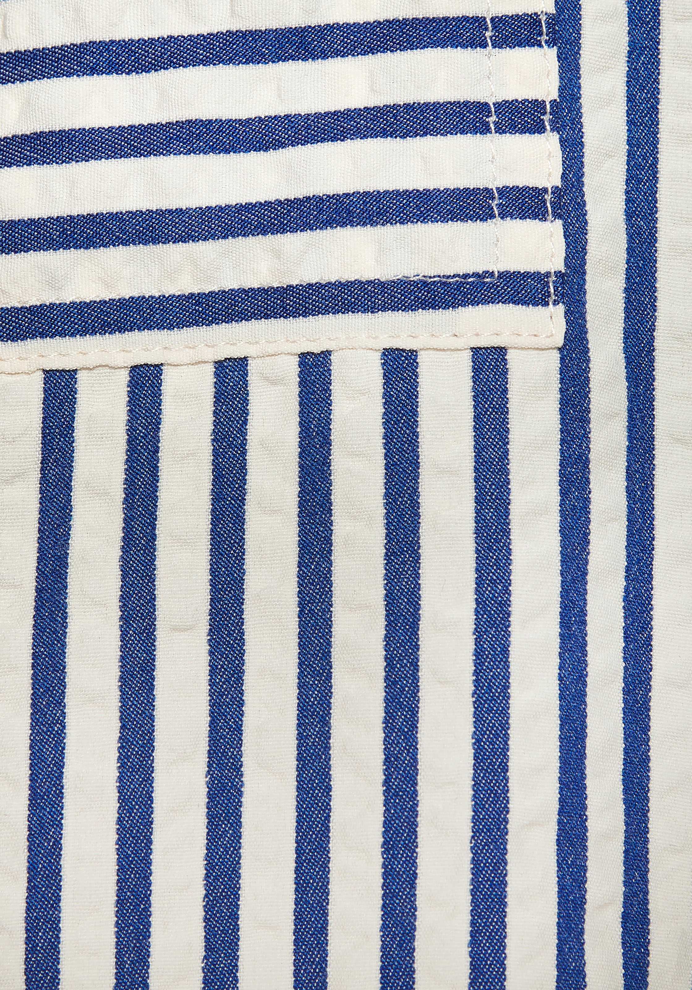 Vivance Kurzarmbluse mit Streifenmuster, bügelfreie Qualität