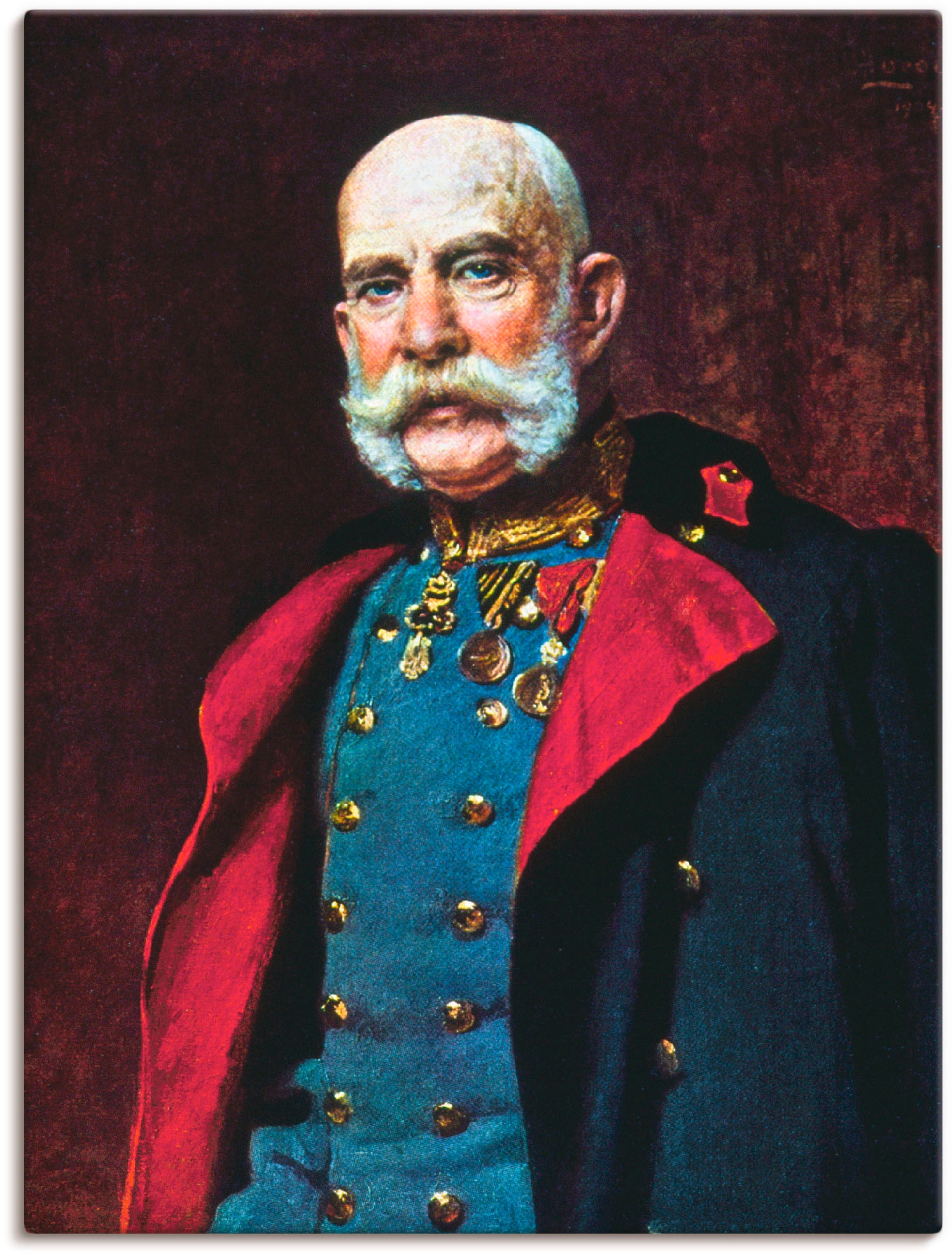 Artland Wandbild »Kaiser Franz Joseph I., 1902«, Menschen, (1 St.), als Leinwandbild, Poster in verschied. Größen