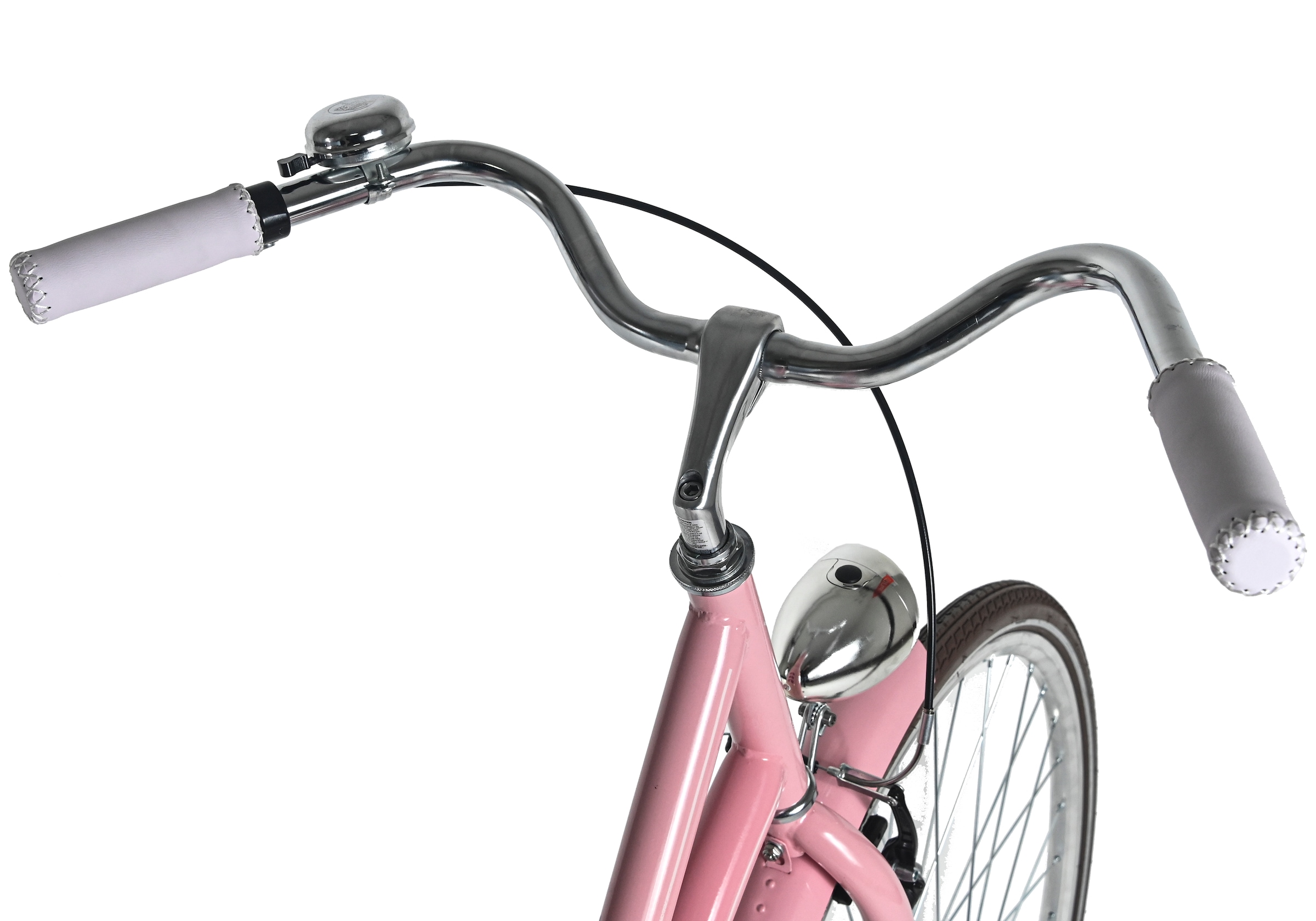 Dacapo Cityrad »Damenrad 28&#x27;&#x27; Classic Premium Rosa 1 Gang RH 53 cm mit Korb« 1 Gang ohne Schaltung