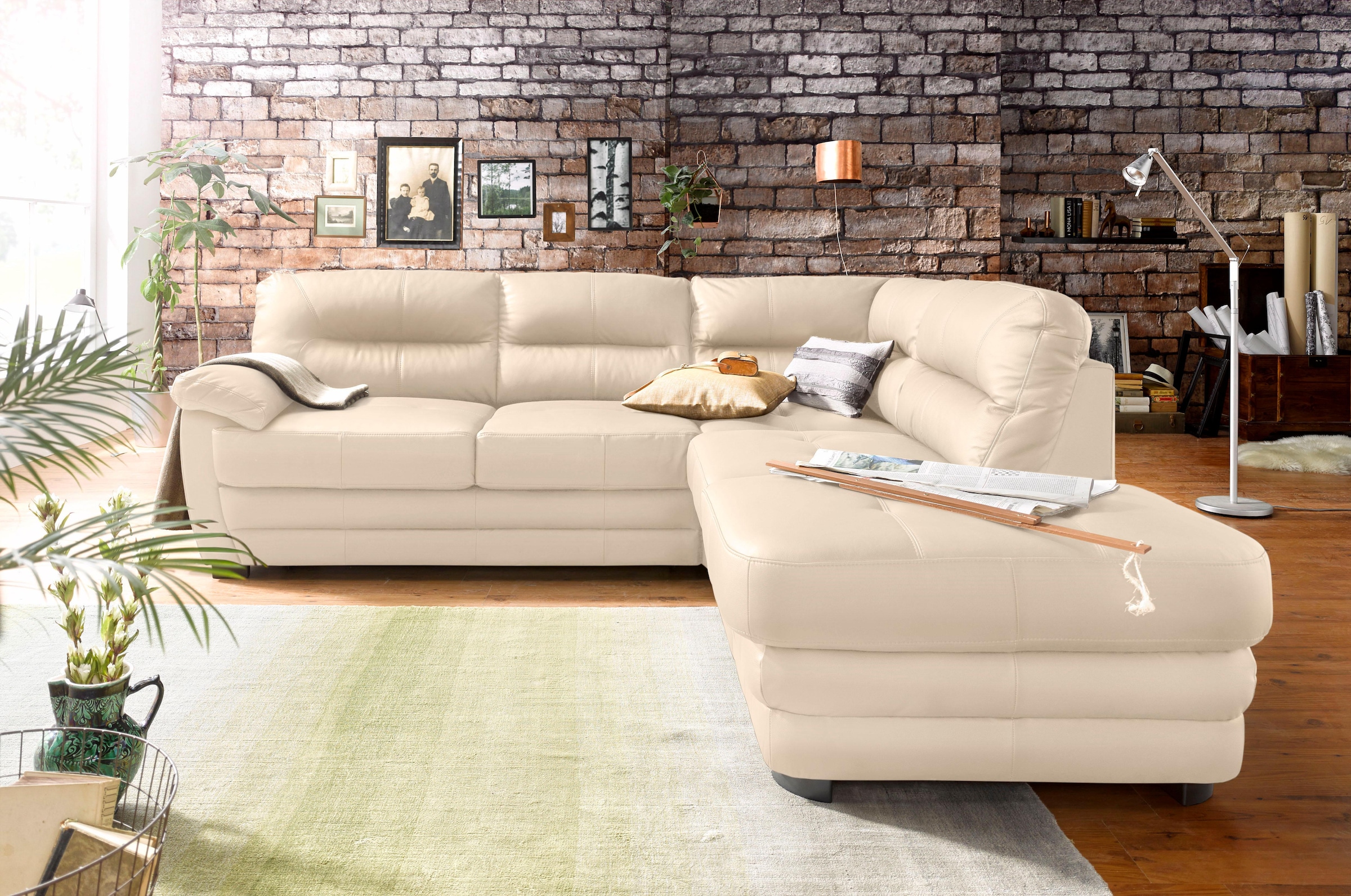 COTTA Ecksofa »Royale L-Form«, wahlweise mit Bettfunktion günstig online kaufen