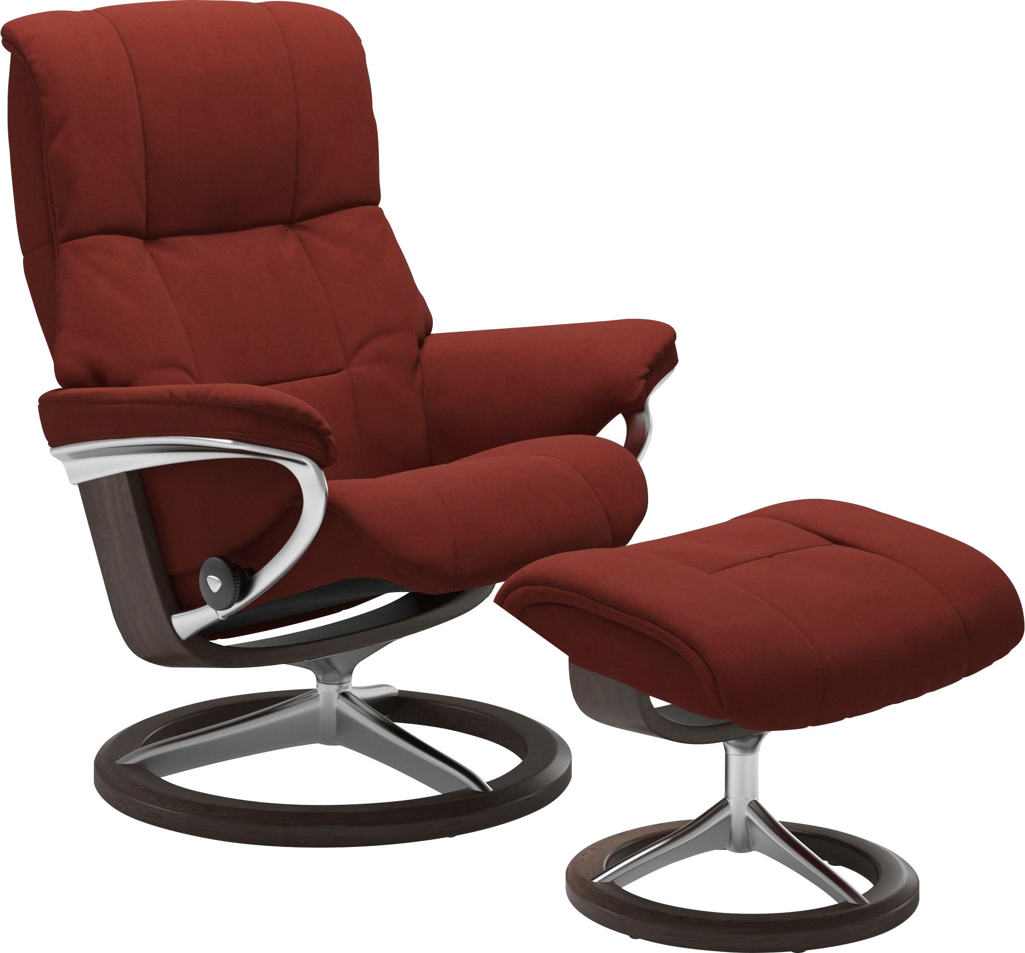 Stressless® Relaxsessel »Mayfair« Set, Relaxsessel mit Hocker,  mit Hocker, mit Signature Base, Größe S, M & L, Gestell Wenge