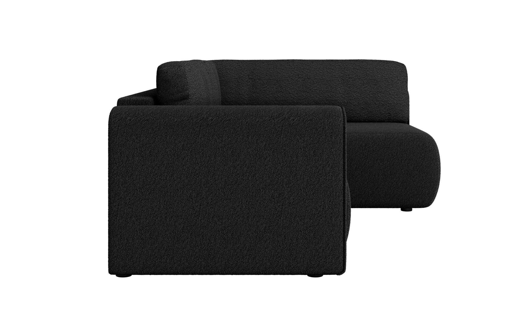 INOSIGN Ecksofa »Zacharia wahlweise Schlafsofa mit Bettkasten, B/T/H 250/166/86 cm«, L-Form mit Wellenunterfederung, Ottomane rechts oder links bestellbar