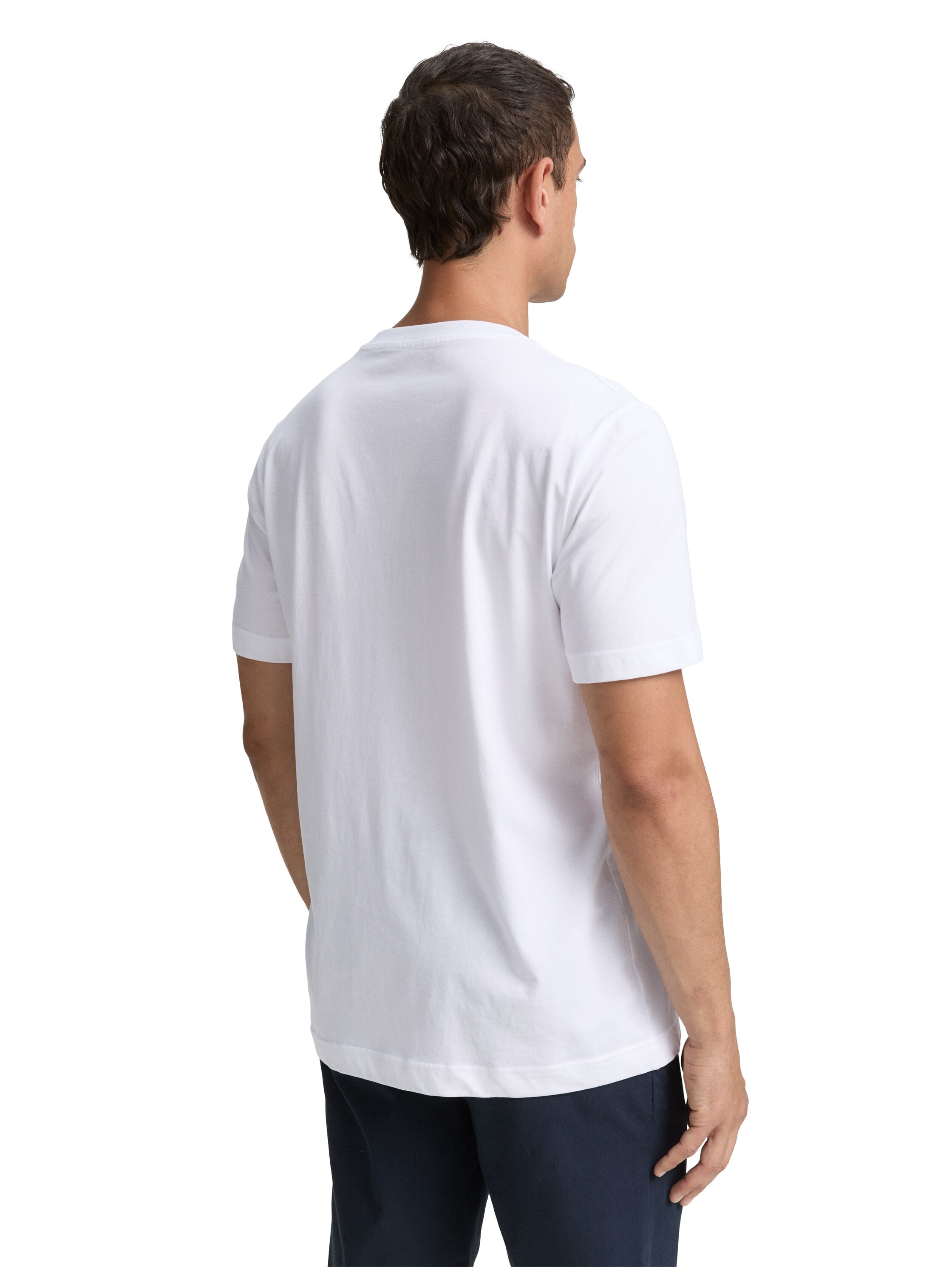 TOM TAILOR T-Shirt, (Packung, 2 tlg.), mit Logo Print