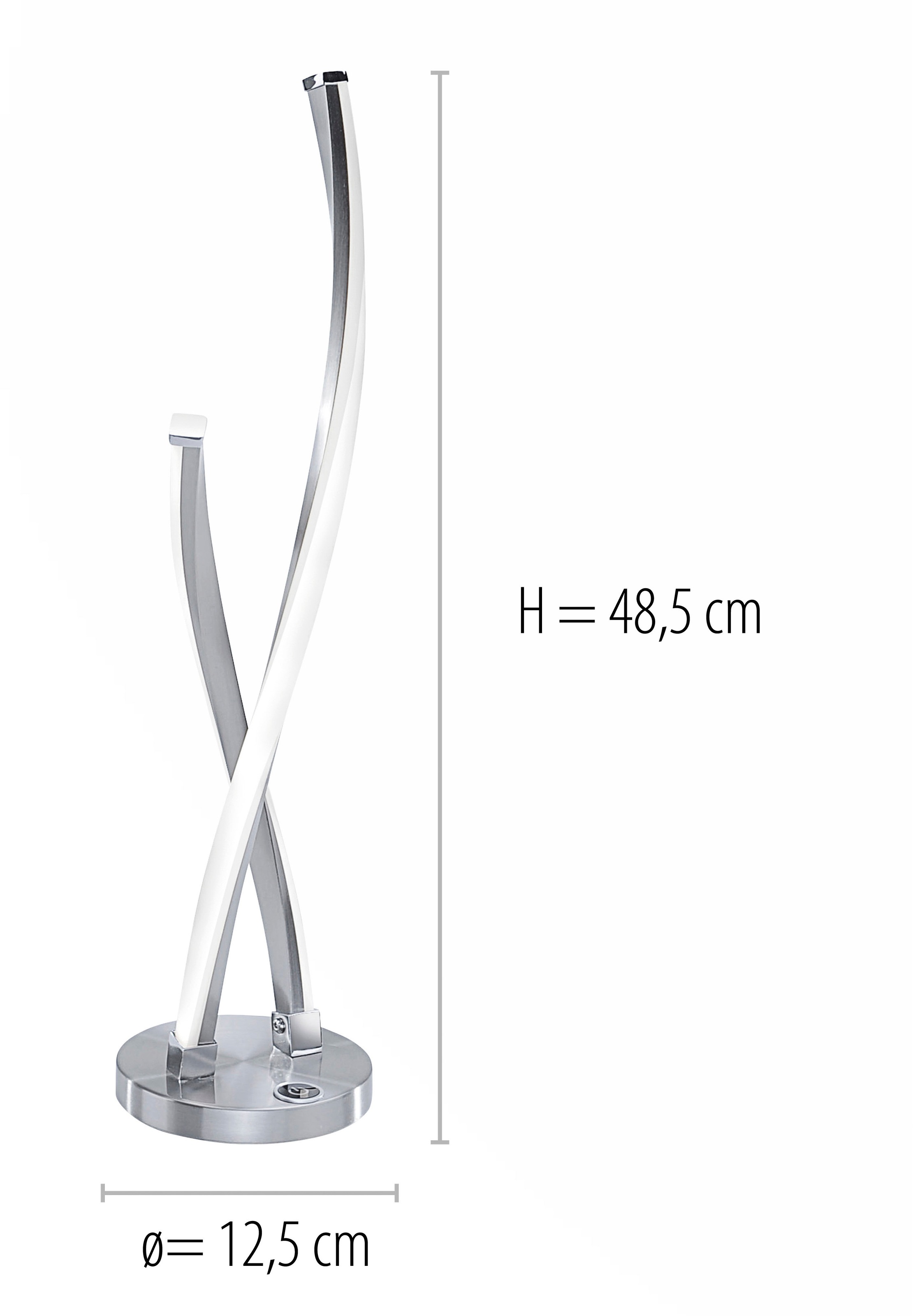 Paul Neuhaus Tischleuchte »POLINA«, 1 flammig, Leuchtmittel LED-Board | LED fest integriert, LED, dimmbar über Touchdimmer