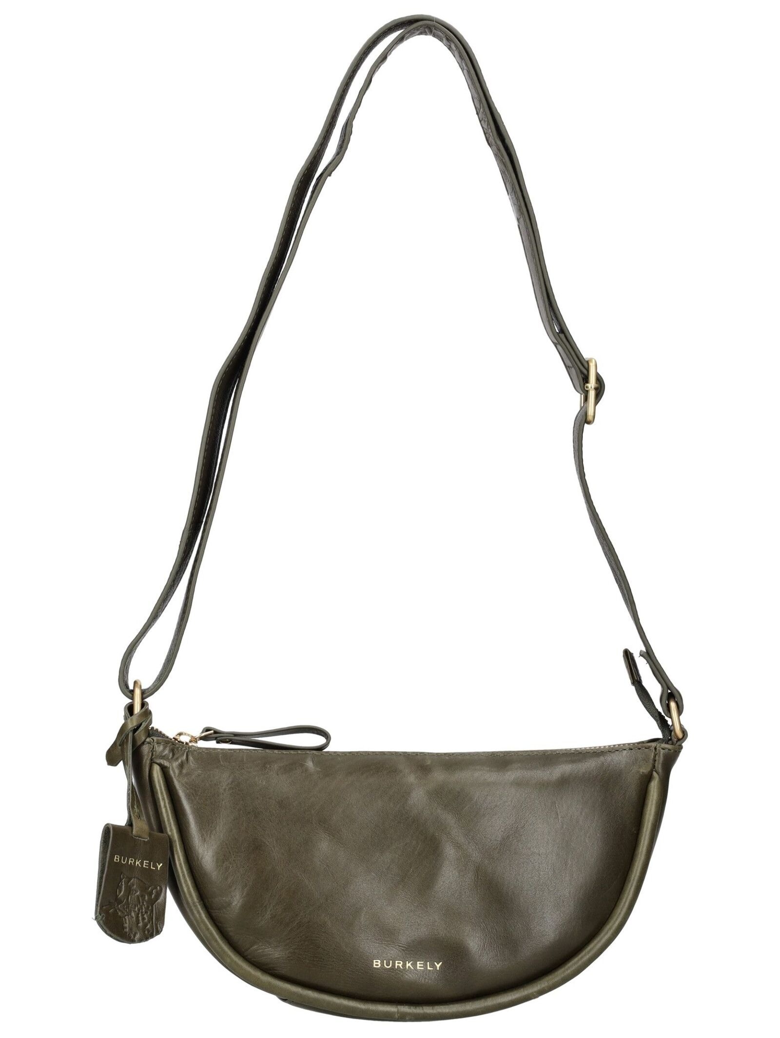 BURKELY Umhängetasche »Taschen Leder« Olive