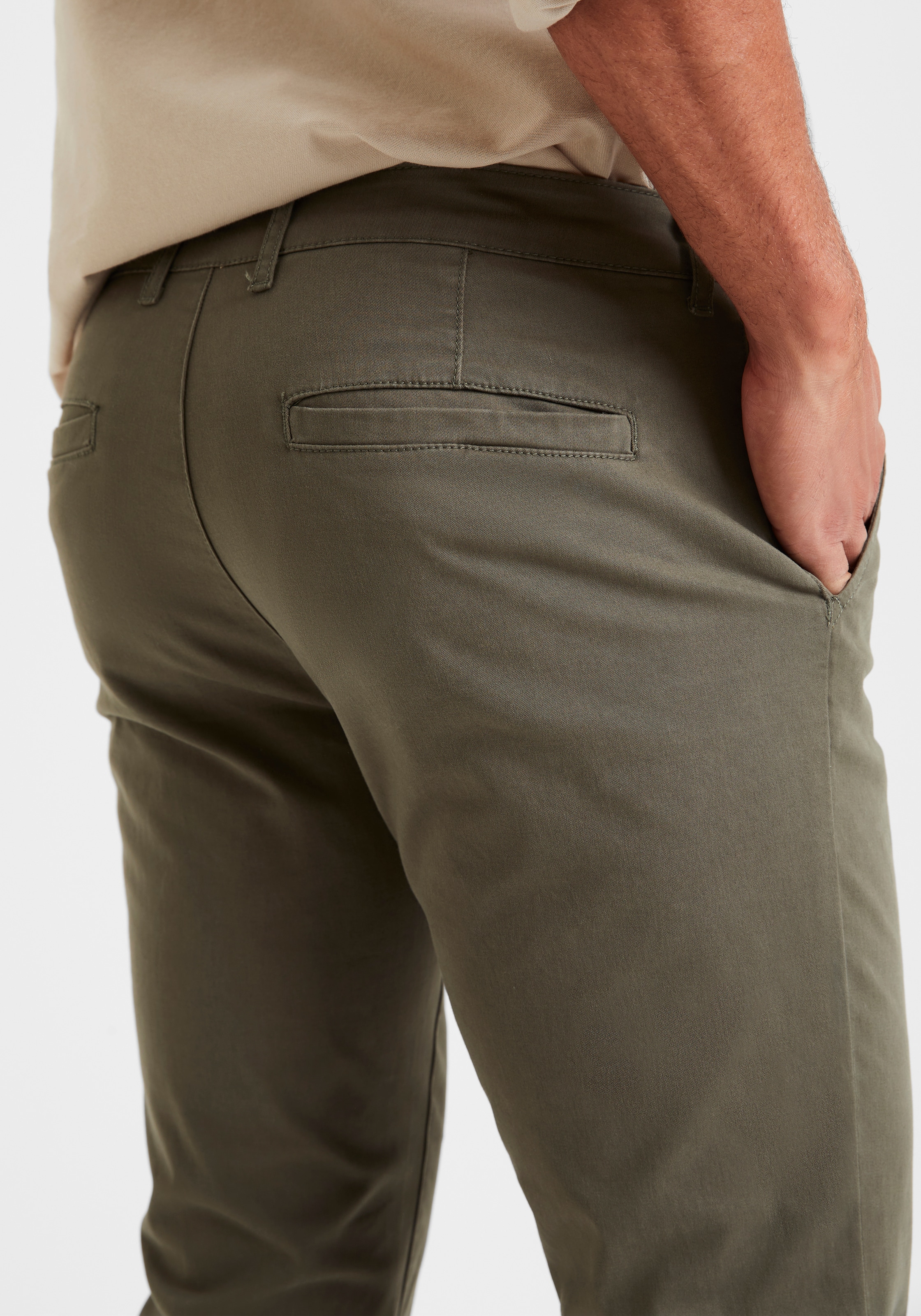 H.I.S Chinohose »regular-fit«, lange Hose, aus elastischer Baumwoll-Qualität