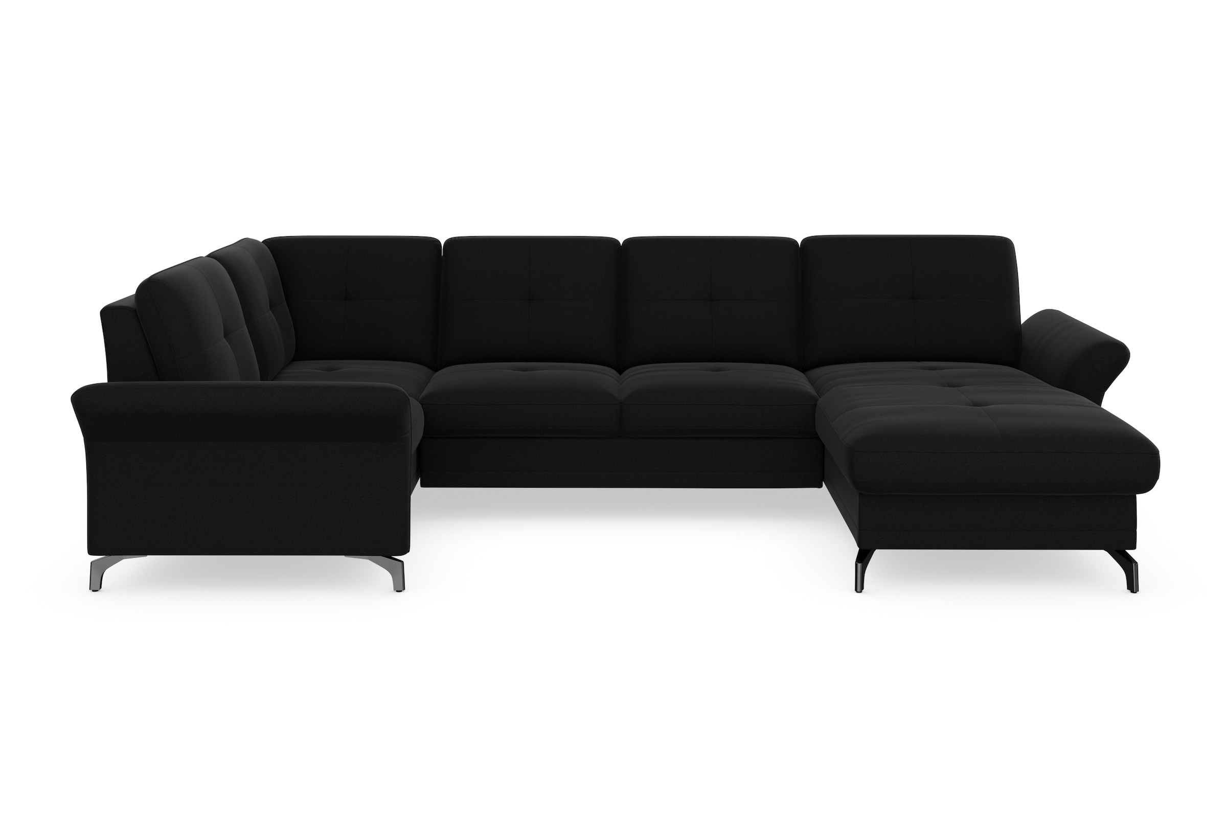 Home affaire Wohnlandschaft »Calando U-Form« wahlweise mit Bettfunktion, Be günstig online kaufen