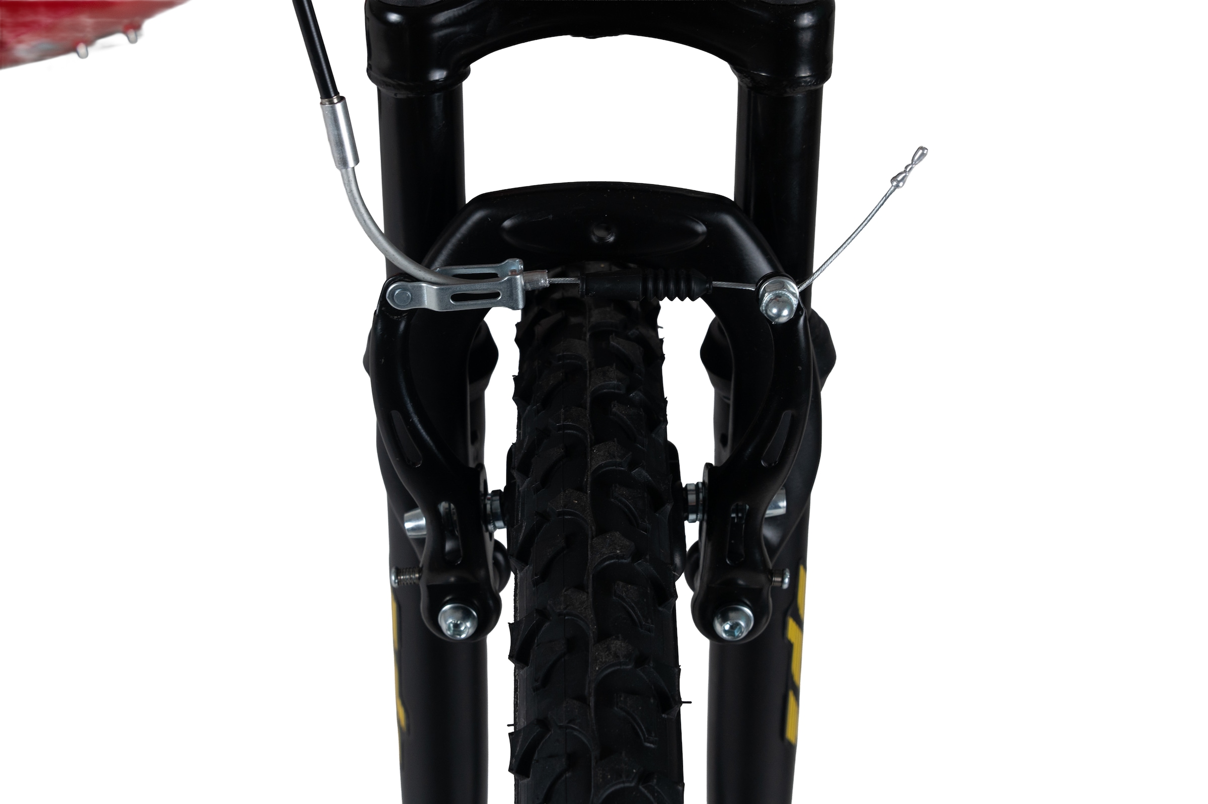 WYLD Jugendfahrrad »WYLD Kinder-Mountainbike Fully 24'' Zodiac rot 18 Gänge RH 38 cm« 18 Gang Shimano Tourney Schaltwerk Kettenschaltung