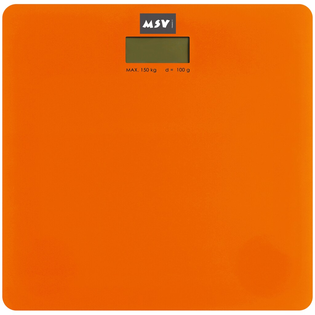 MSV Personenwaage »ORANGE«