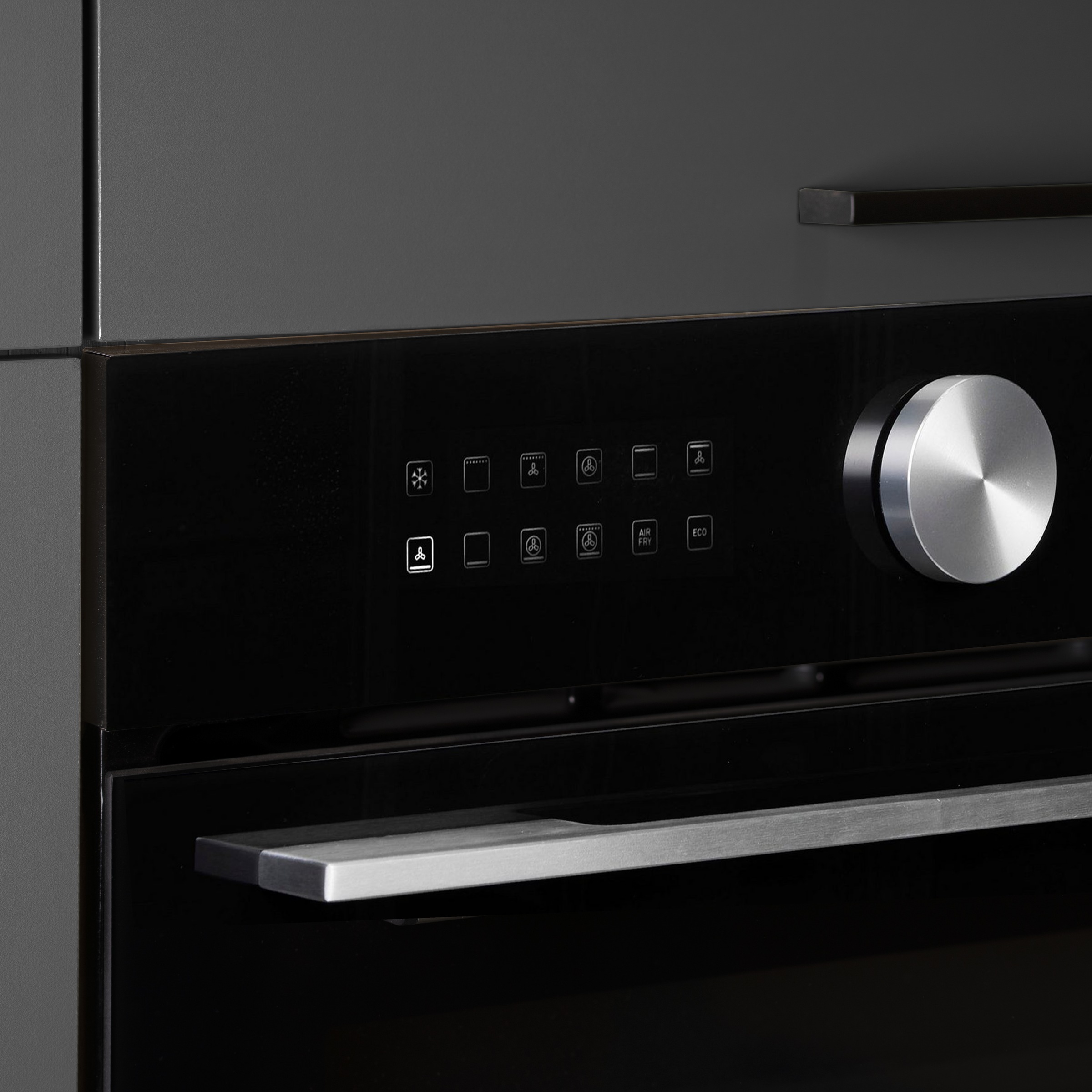 KOCHSTATION Backofenumbauschrank »Luna, Backofenschrank, Backofen-Hochschrank, Made in Italy« B/T/H: 60×60×214,5 cm, Oberplatte mit 25 mm Stärke