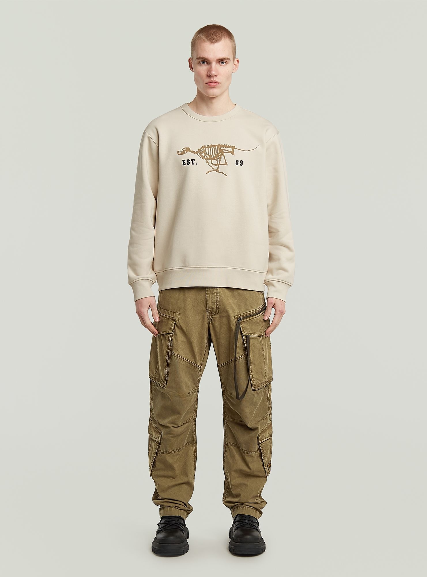 G-STAR Longpullover »Running Dog Back Sweater«