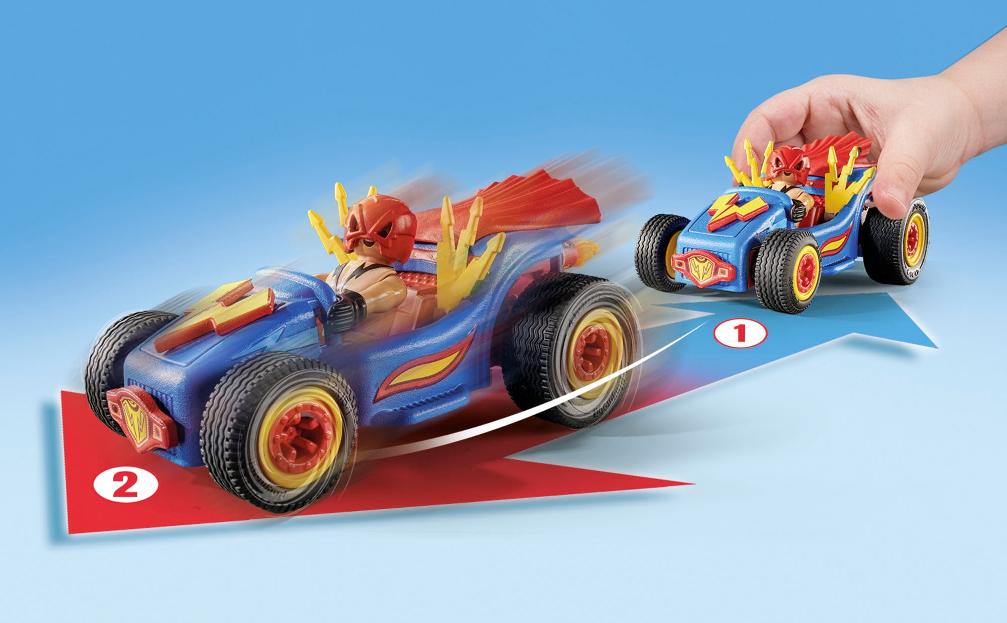 Playmobil® Konstruktions-Spielset »Rasender Wrestler (71632), Funstars«, (39 St.), Made in Europe