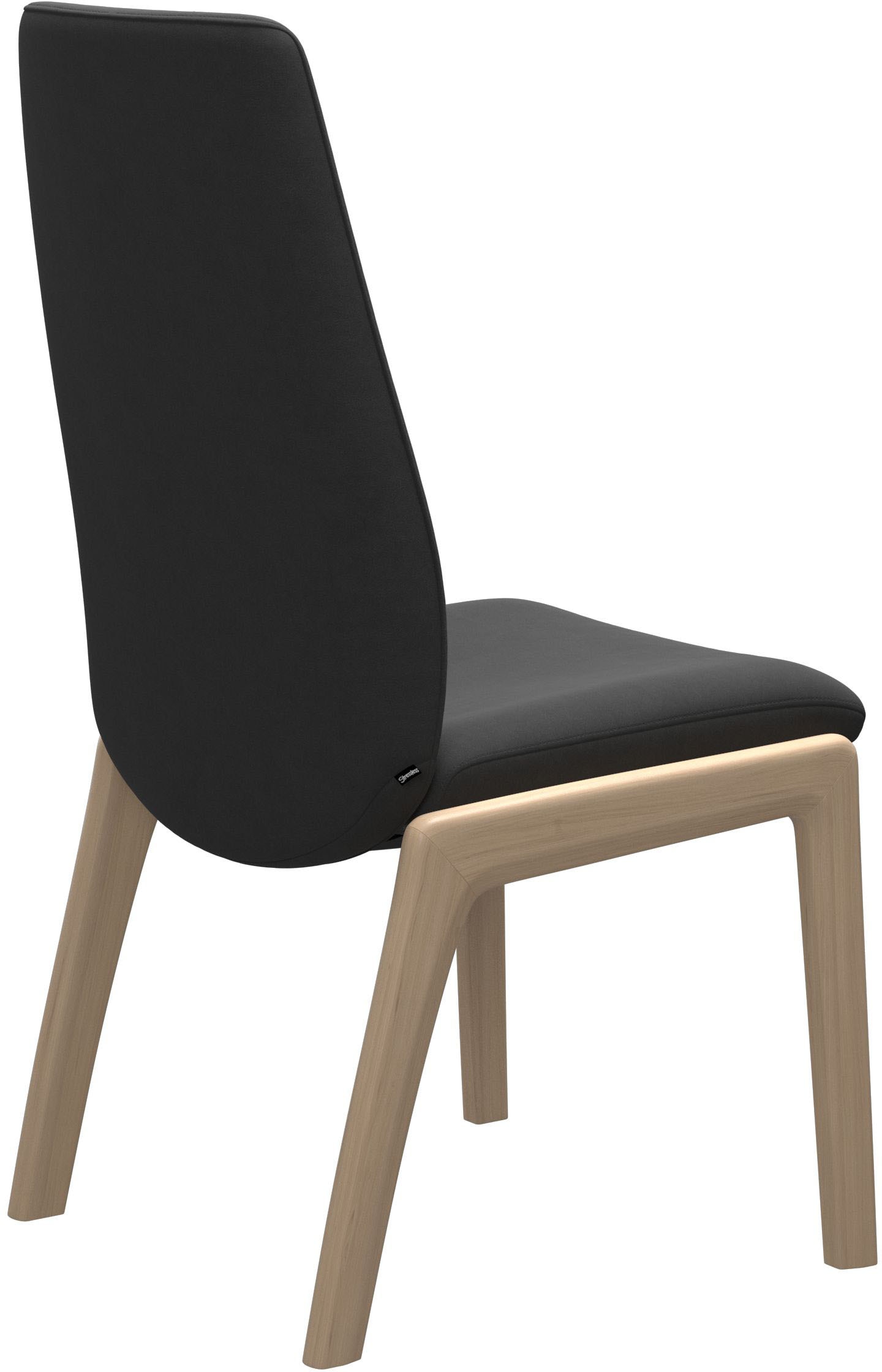 Stressless® Polsterstuhl »Laurel« () High Back, Größe L, mit abgerundeten Beinen in Schwarz