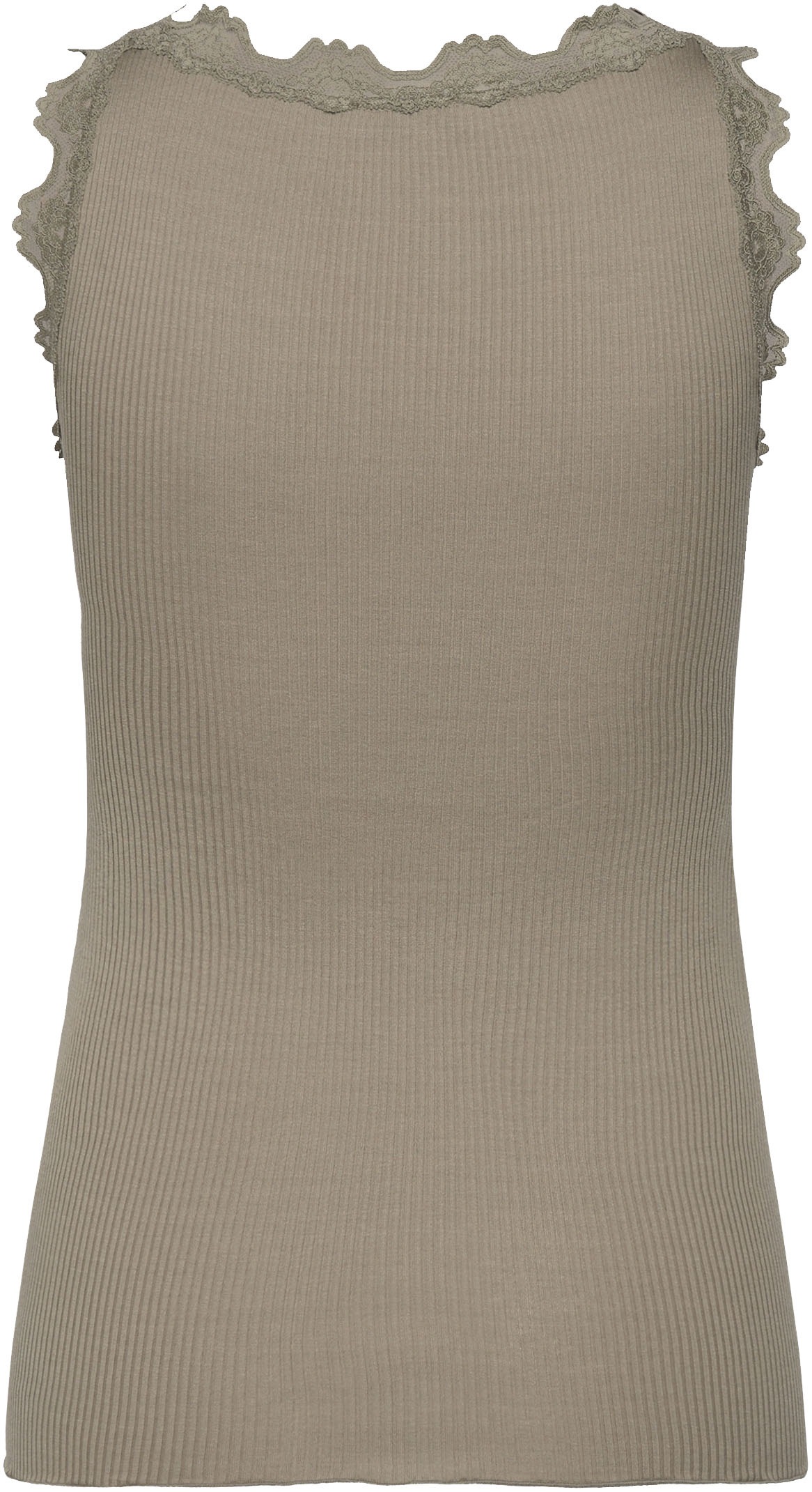 rosemunde Tanktop »Babette Silk Top«, wunderschöner Vintage-Spitzenbesatz an Ausschnitt und Trägern