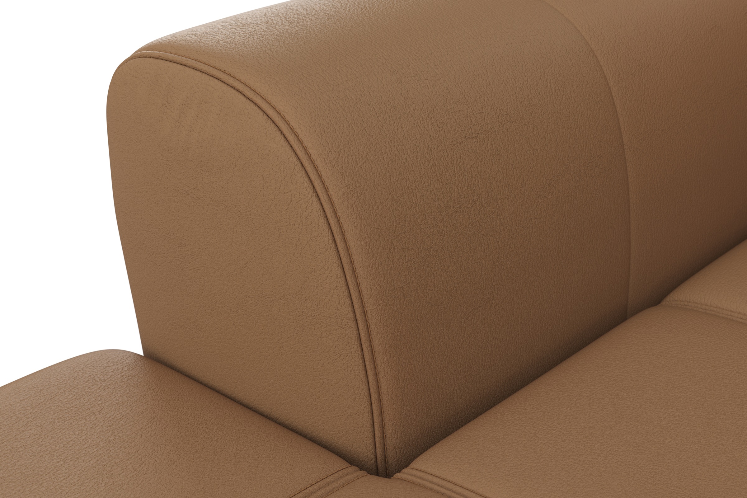 sit&more Ecksofa »Bendigo L-Form«, inklusive Sitztiefenverstellung, Bodenfreiheit 12 cm, in 2 Fußfarben