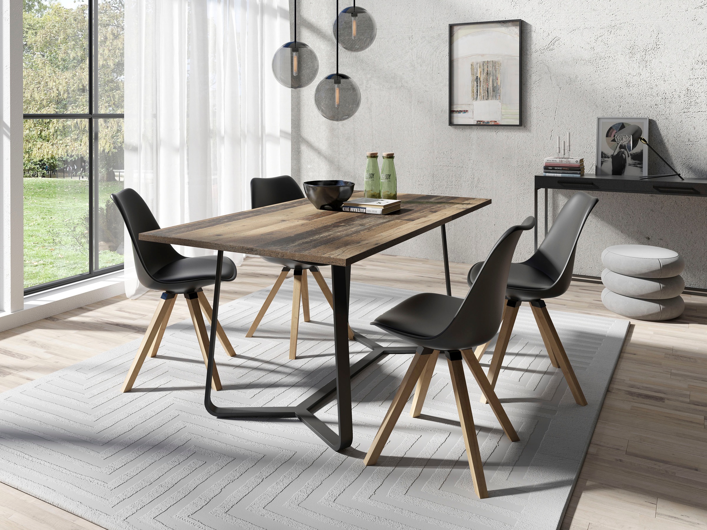 byLIVING Esszimmerstuhl »Kira«, 2 St., Kunstleder, Sitzschale mit Sitzkisse günstig online kaufen
