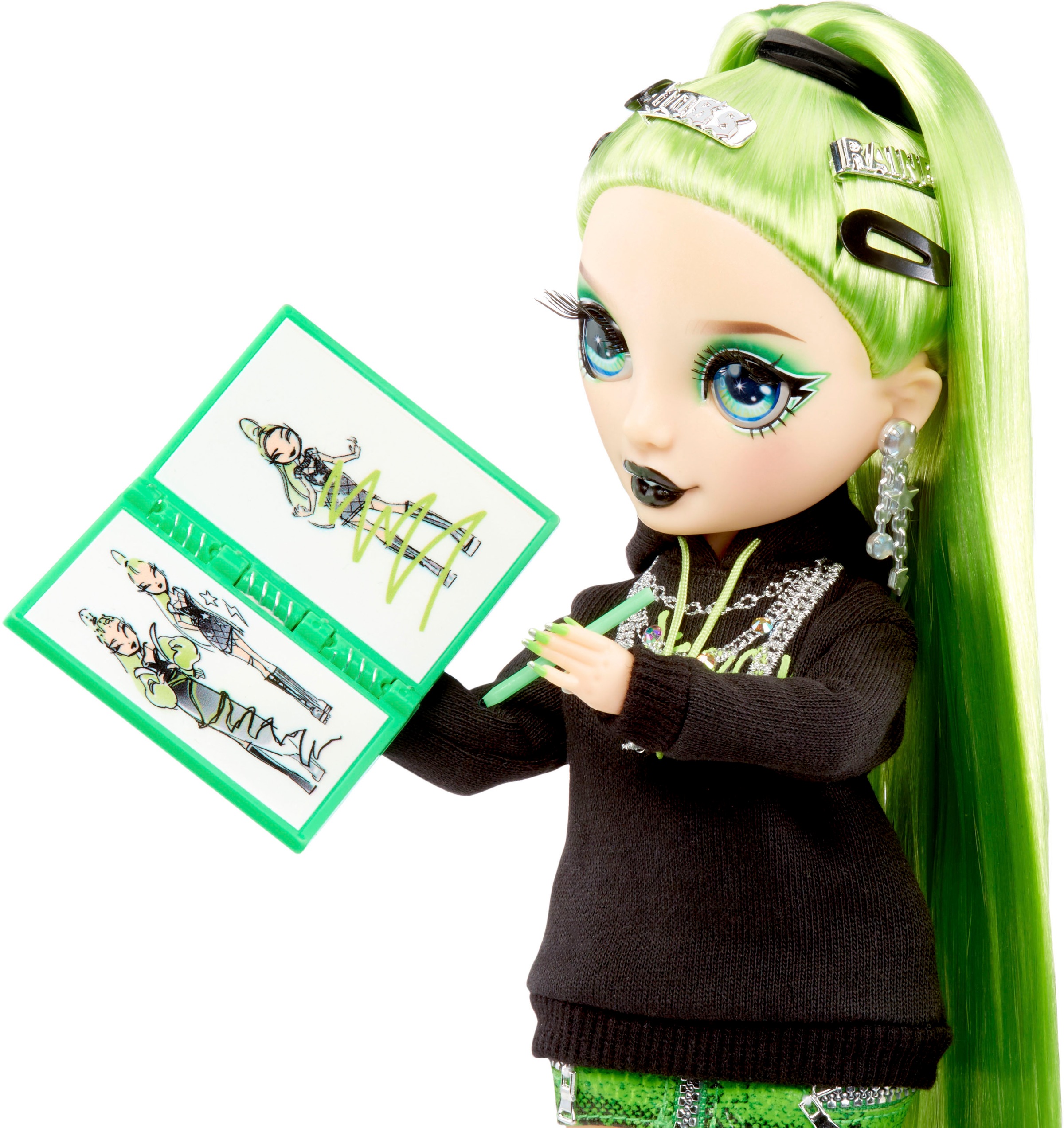 RAINBOW HIGH Anziehpuppe »Rainbow High Fantastic Fashion - Jade (green)«, inklusive 2. Outfit