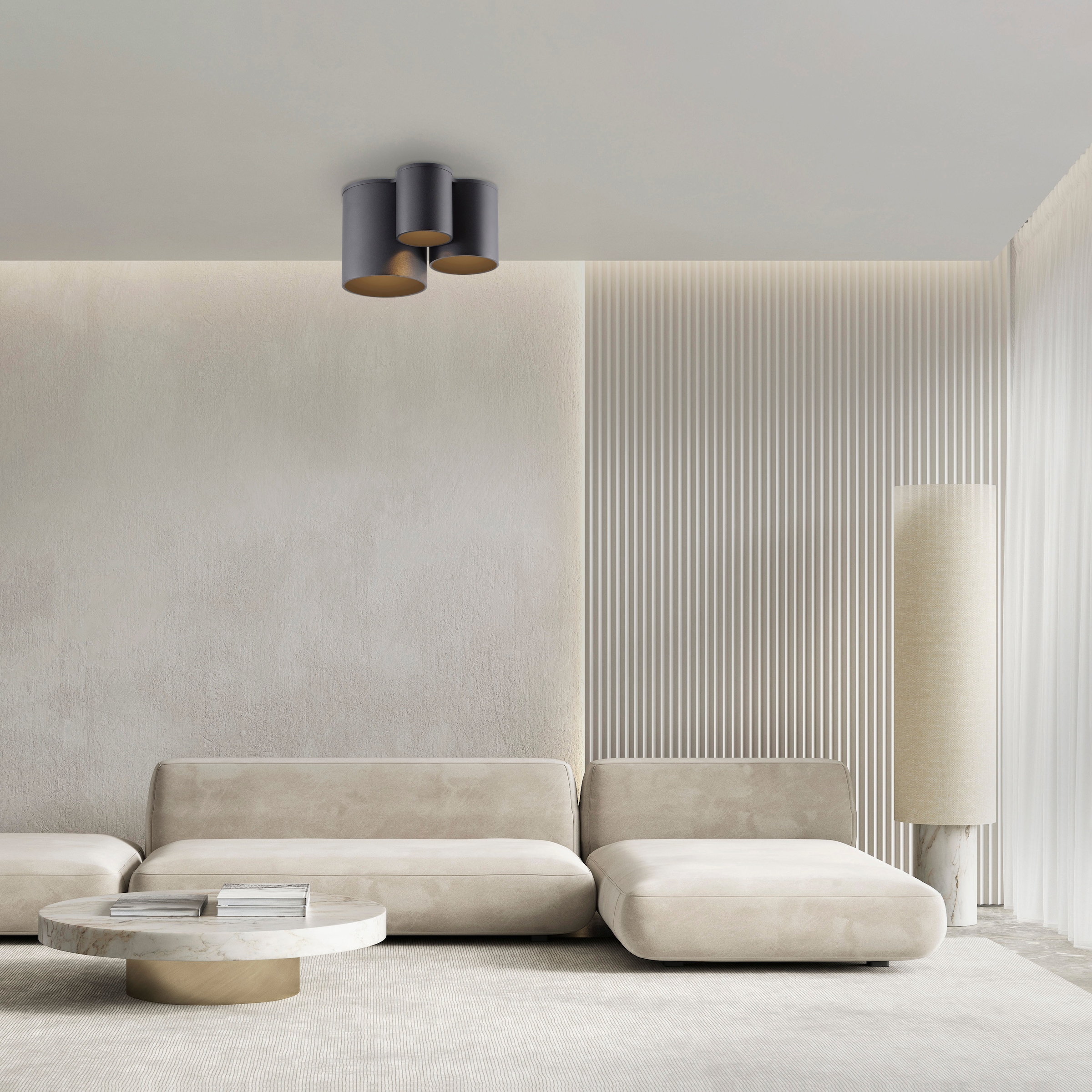 Neuhaus PURE LED Deckenleuchte »PURE Point« LED-Board 1 Stk. Warmweiß Dimmfähig per separatem Tronicdimmer,  IP44