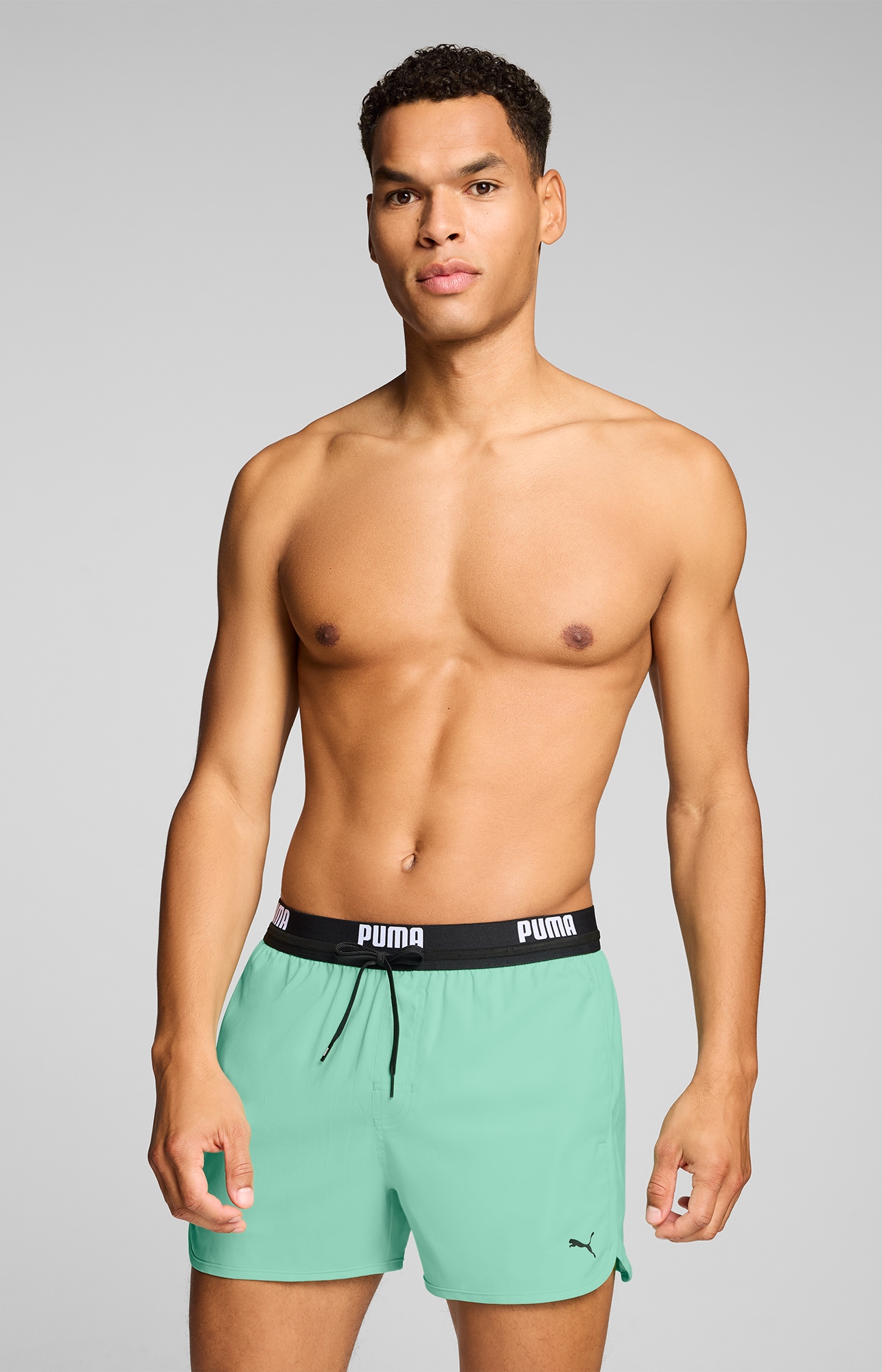 PUMA Badeshorts »PUMA SWIM MEN TRACK SHORT SHORTS« mit Gummizug und Bindekordel
