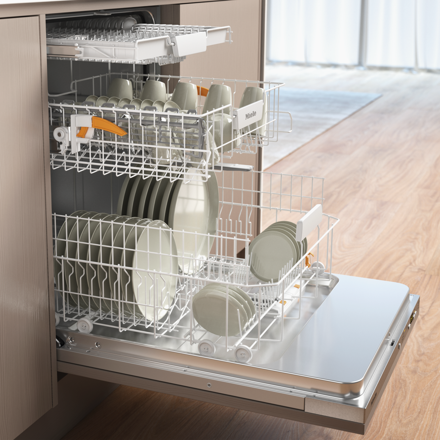 Miele vollintegrierbarer Geschirrspüler XXL »G 5656 SCVi XXL Active«, 14 Maßgedecke