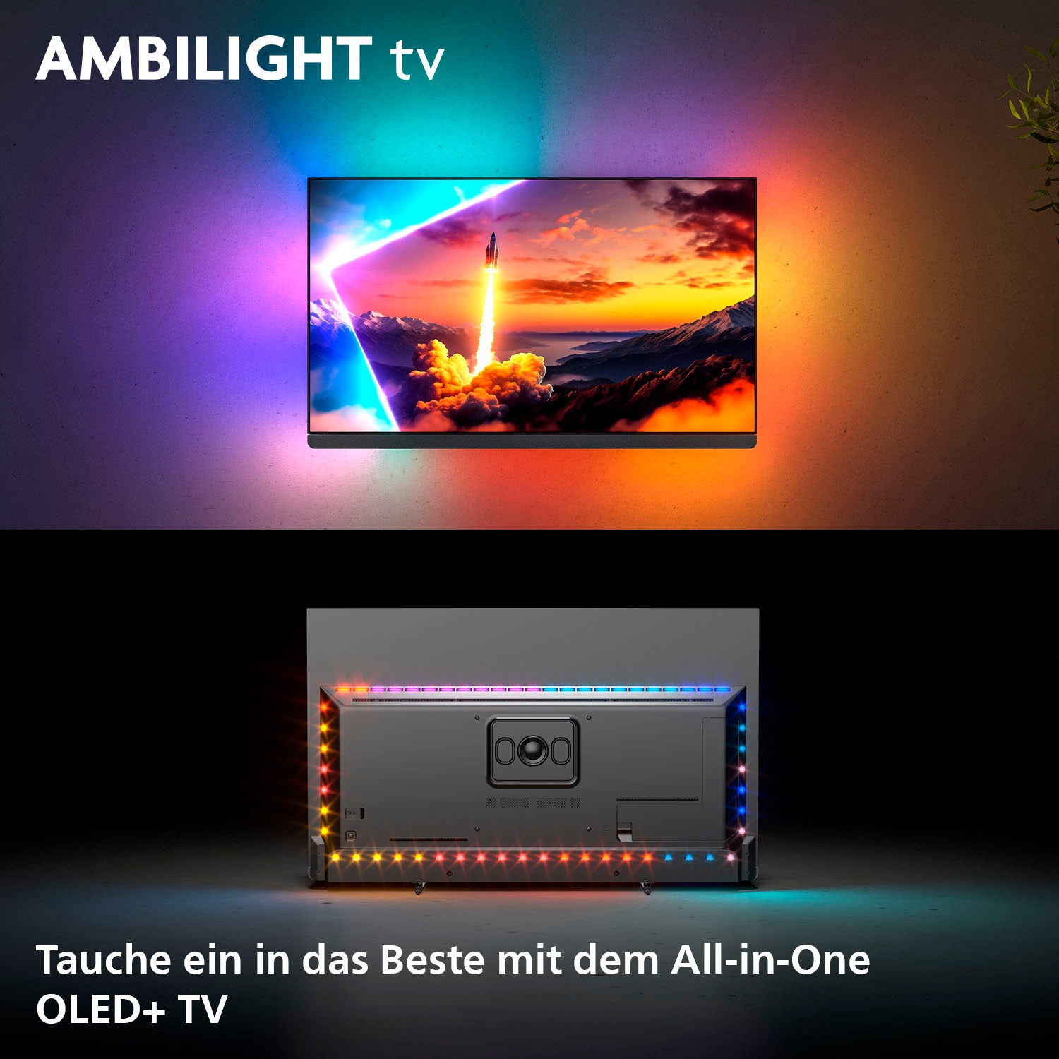 Philips OLED-Fernseher »55OLED910/12«, 4K Ultra HD, Google TV-Smart-TV