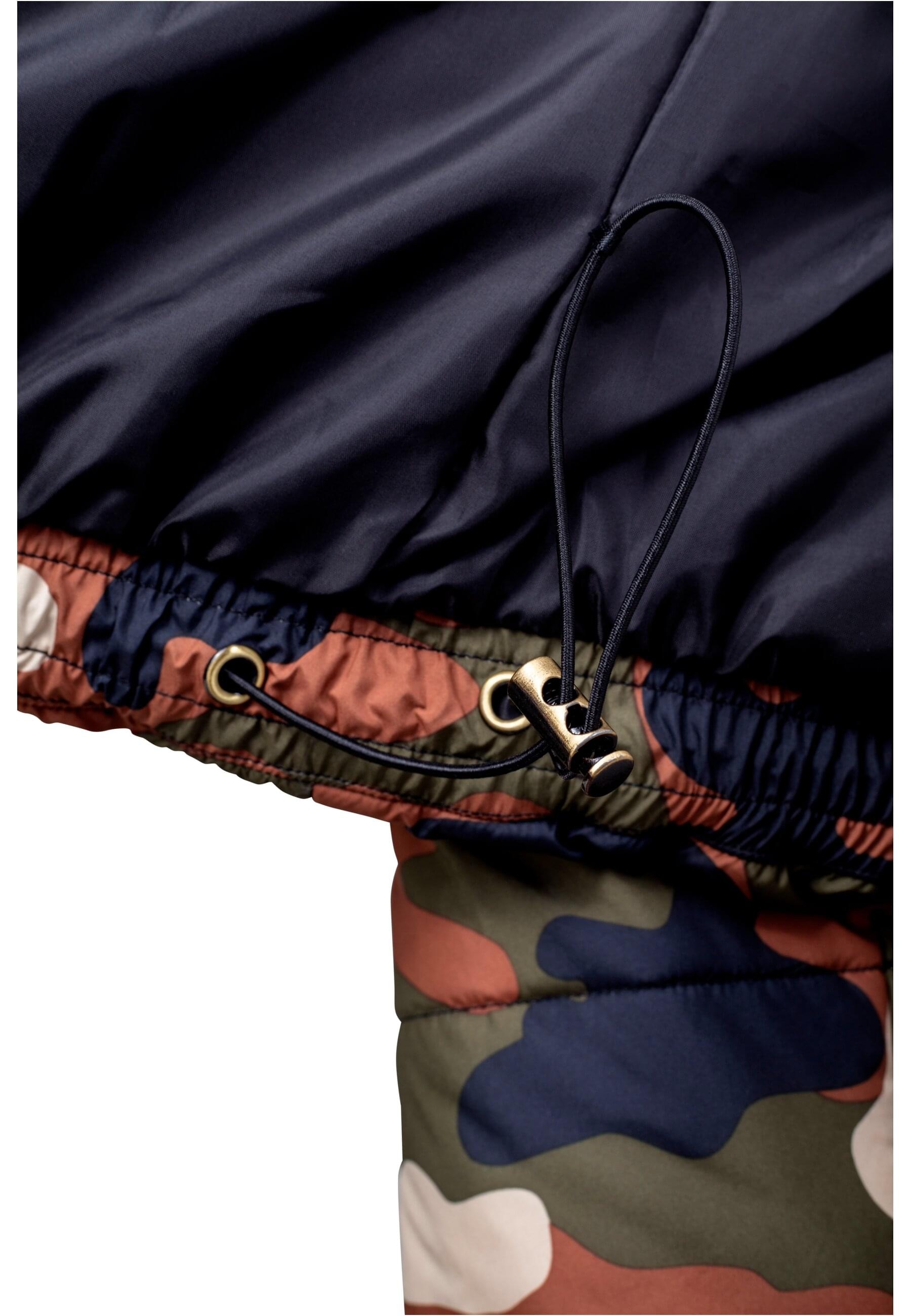 URBAN CLASSICS Winterjacke »Urban Classics Damen Ladies Boyfriend Camo Puffer Jacket« 1 Stk. tlg. mit Kapuze