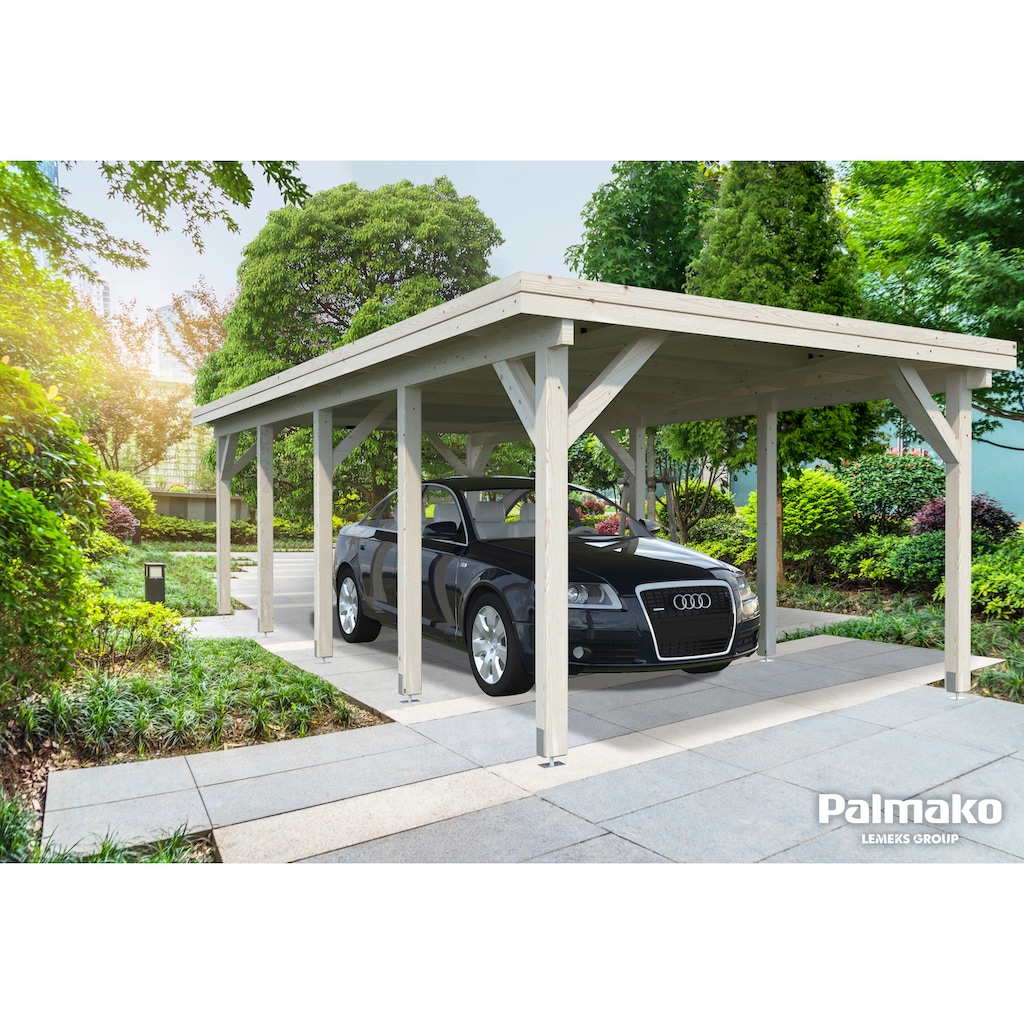 Palmako Einzelcarport »Karl«, Holz, natur