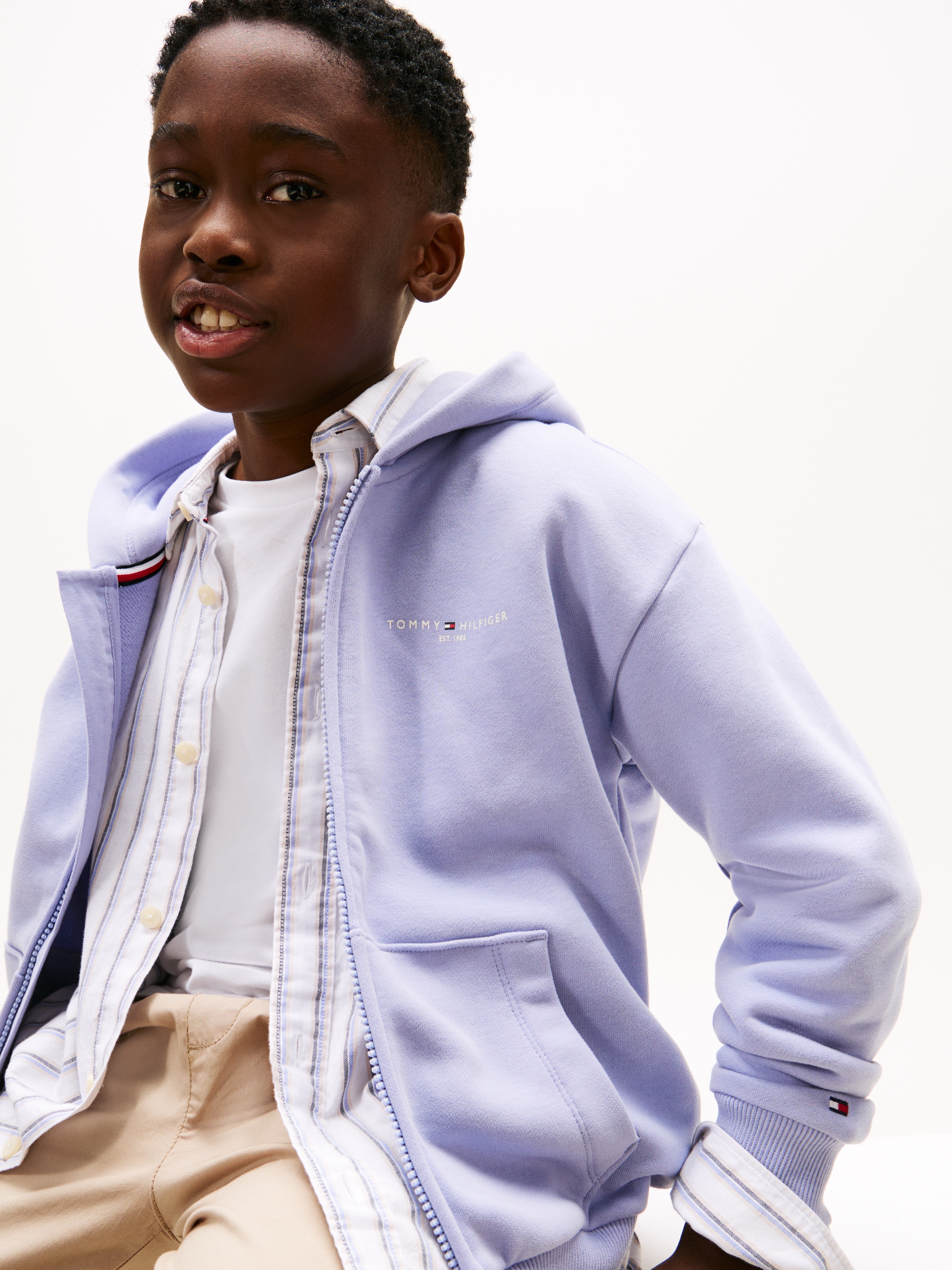 Tommy Hilfiger Sweatjacke Regular fit, für Kinder bis 16 Jahre