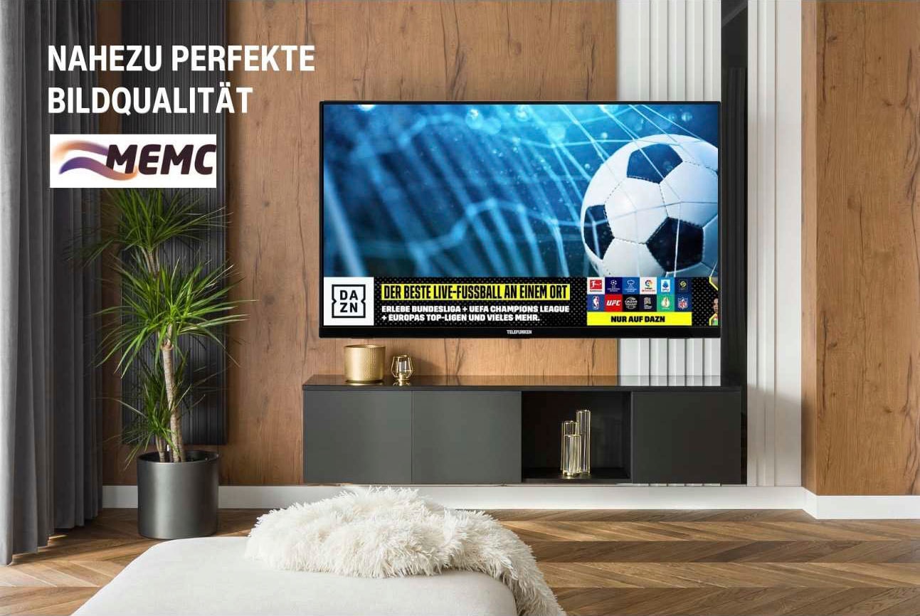 Telefunken LED-Fernseher, 108 cm/43 Zoll, 4K Ultra HD, Smart-TV, Dolby Atmos,USB-Recording,Google Assistent,Android-TV