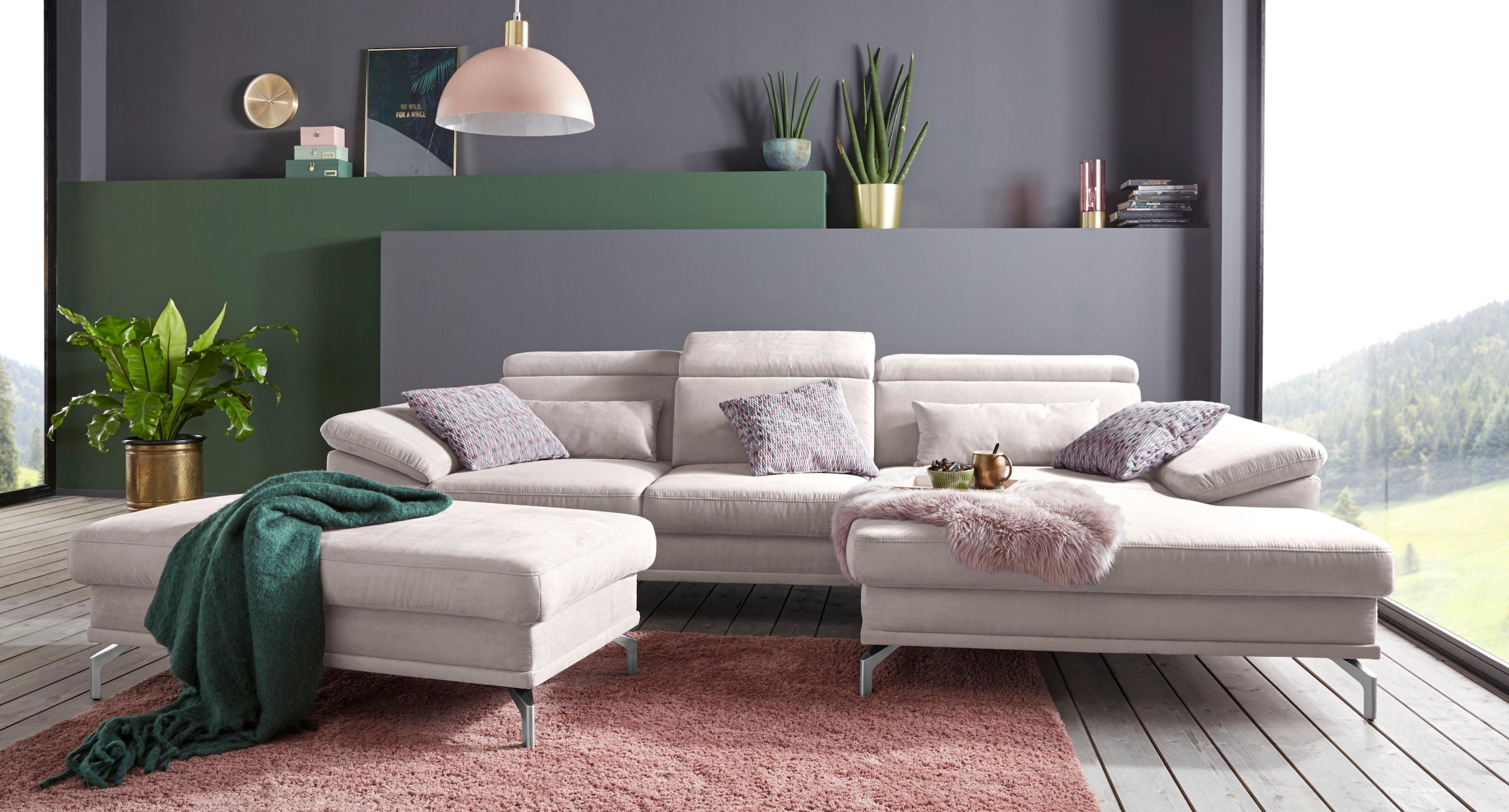 sit&more Polsterhocker »Scorpio«, inklusive Federkern