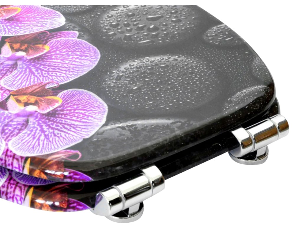 Sanilo Badaccessoire-Set »Madeira«, (Komplett-Set, 3 tlg.), bestehend aus WC-Sitz, Badteppich und Waschbeckenstöpsel