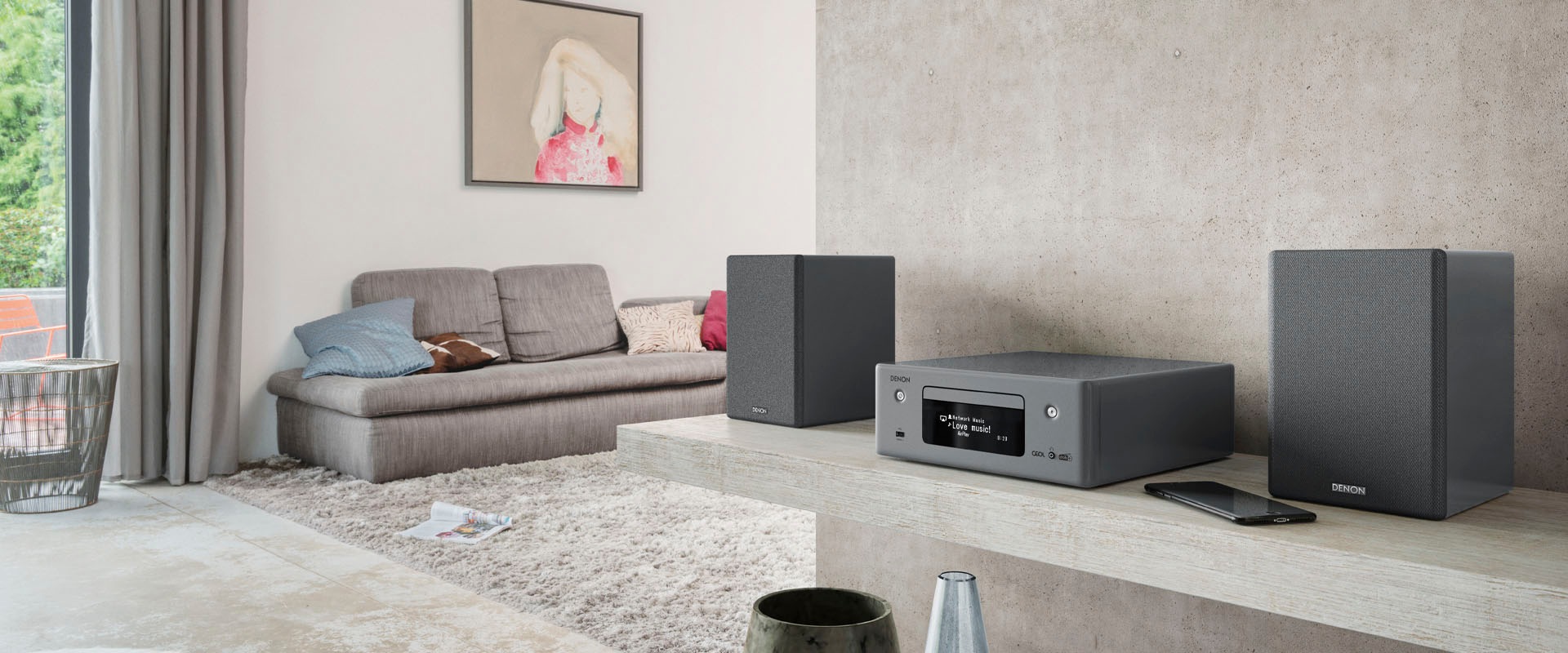 Denon Kompaktanlage »CEOL-N11DAB«, Bluetooth-LAN (Ethernet)-WLAN, Wecker-Sleep-Timer