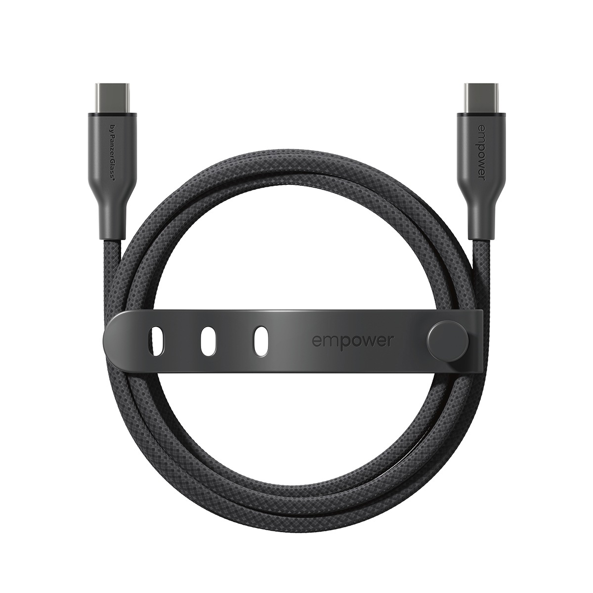 empower by PanzerGlass USB-Kabel »Racing 60W USB-C zu USB-C Kabel USB 2.0 2 m« USB-C 200 cm
