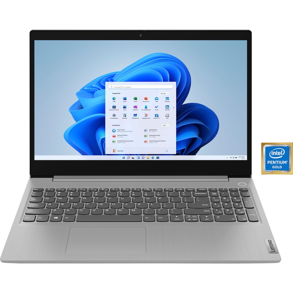 Lenovo Notebook »IdeaPad 3 15ITL05«, (39,62 cm/15,6 Zoll), Intel, Pentium Gold, UHD Graphics, 512 GB SSD