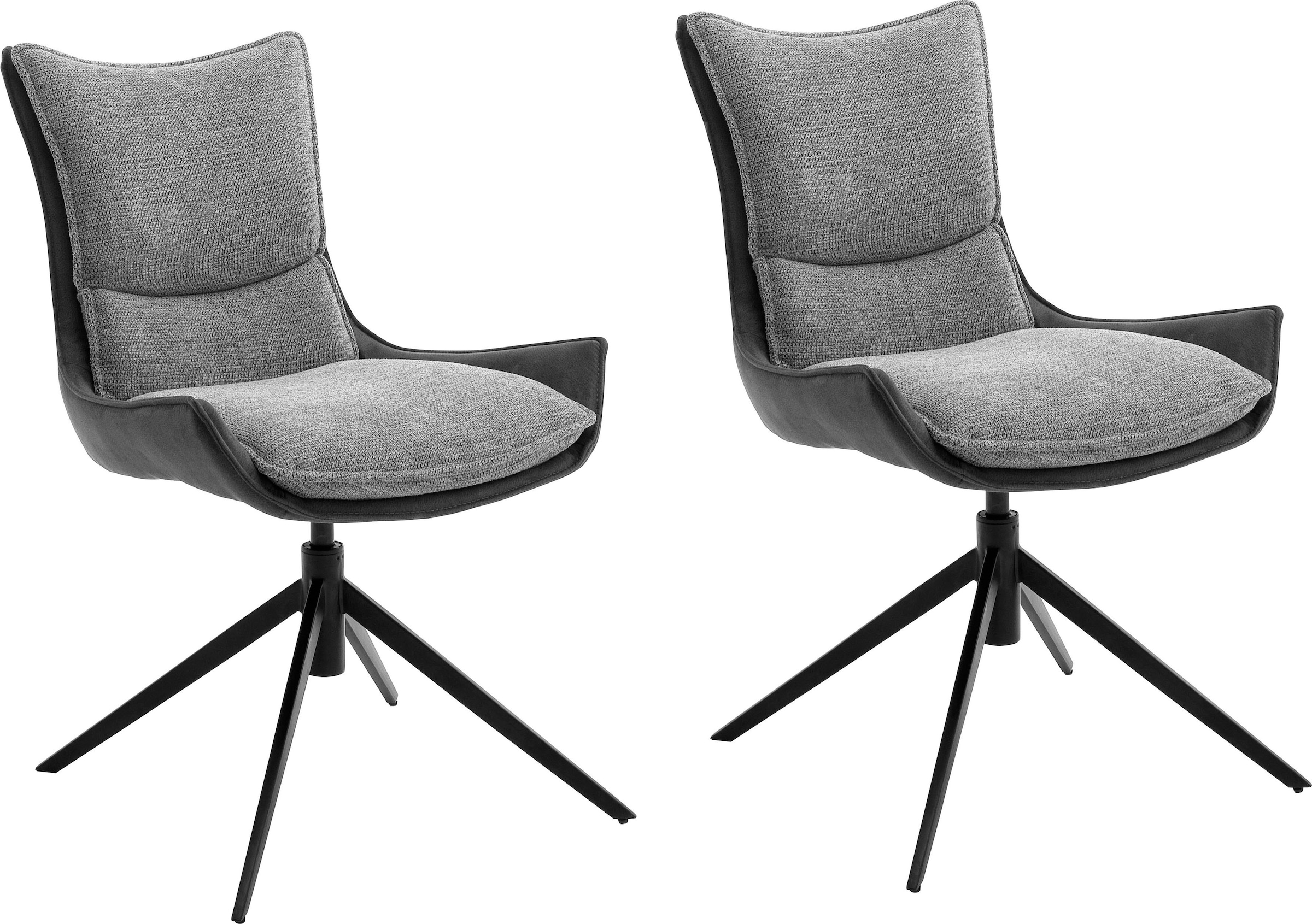 MCA furniture 4-Fußstuhl »Kitami«, (Set), 2 St., Esszimmerstuhl drehbar 360 günstig online kaufen