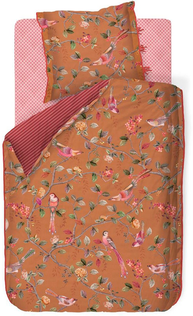 PiP Studio Wendebettwäsche »Good Nightingale«, aus 100% Baumwolle, Bettwäsche mit Reißverschluss, Blumen
