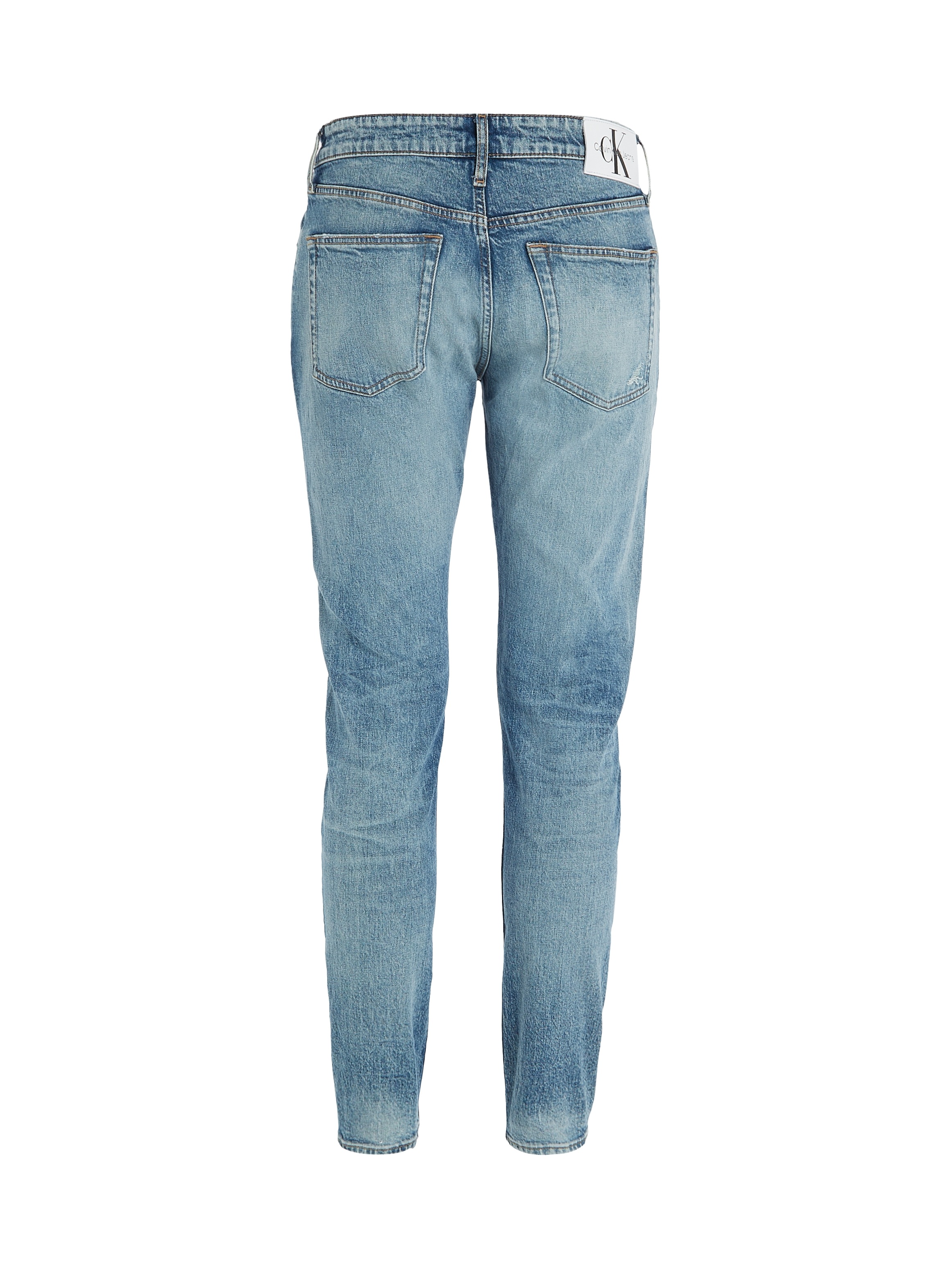 Calvin Klein Jeans Tapered-fit-Jeans »SLIM TAPER«, mit Leder-Badge