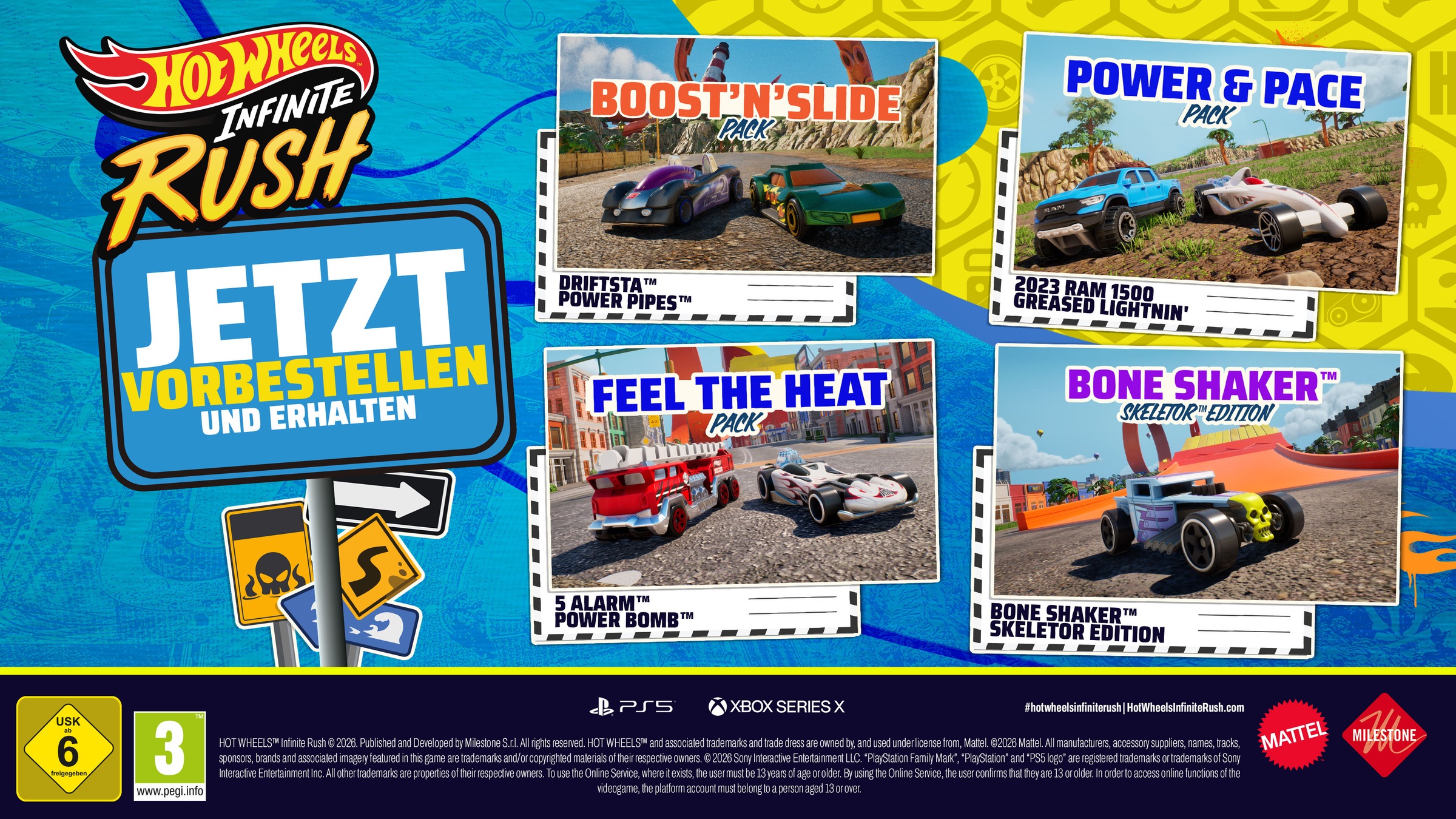 Milestone Spielesoftware »Hot Wheels Infinite Rush« Nintendo Switch 2