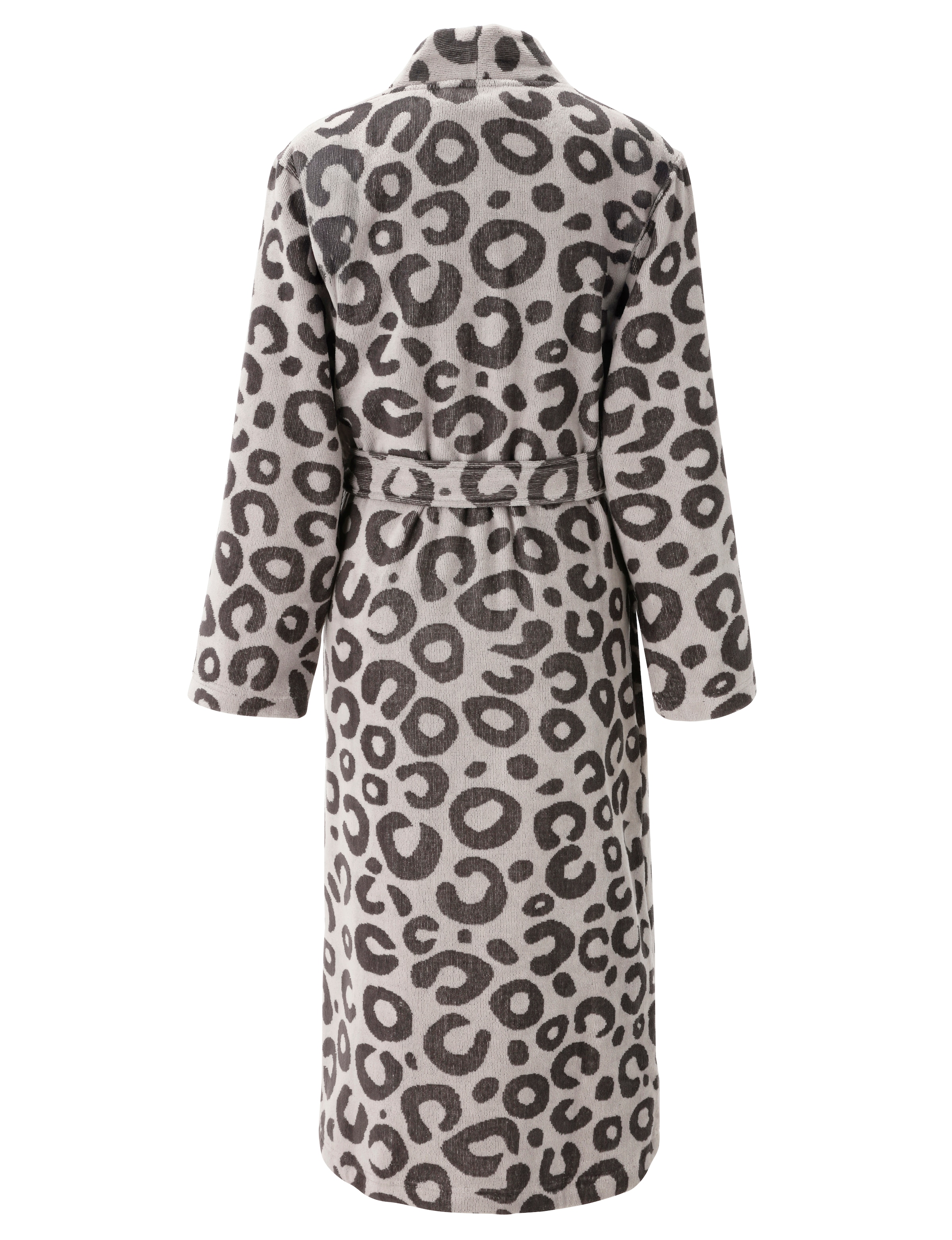 OTTO home Unisex-Bademantel »Anna Leo, ideal für Sauna & Spa, Hotelbademantel, Morgenmantel« 1 Stk. für Damen & Herren, mit Taschen, S-3XL, mit trendigem Animal-Print