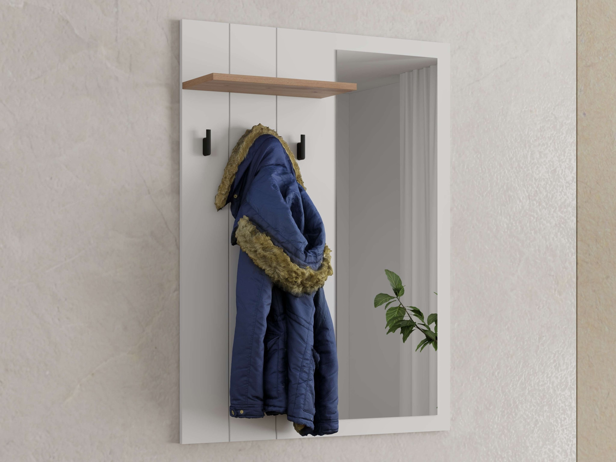 Home affaire Garderoben-Set »Bedford, Flurmöbel, Dielenmöbel, Flurschrank, Flurgarderobe B= 231 cm« 4tlg, 4 Stk. tlg.