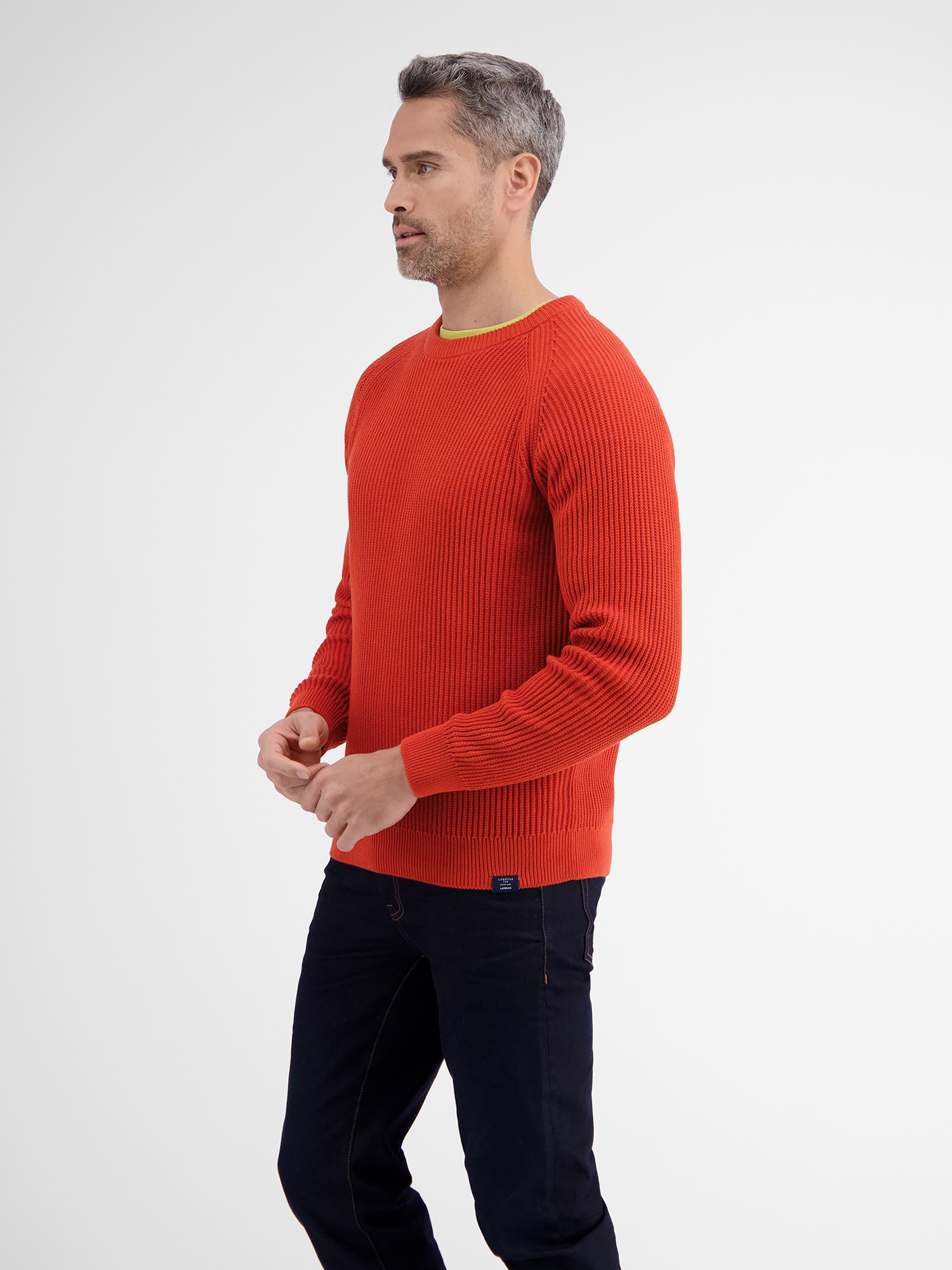 LERROS Strickpullover »LERROS Strickpullover, Fishermanstyle«