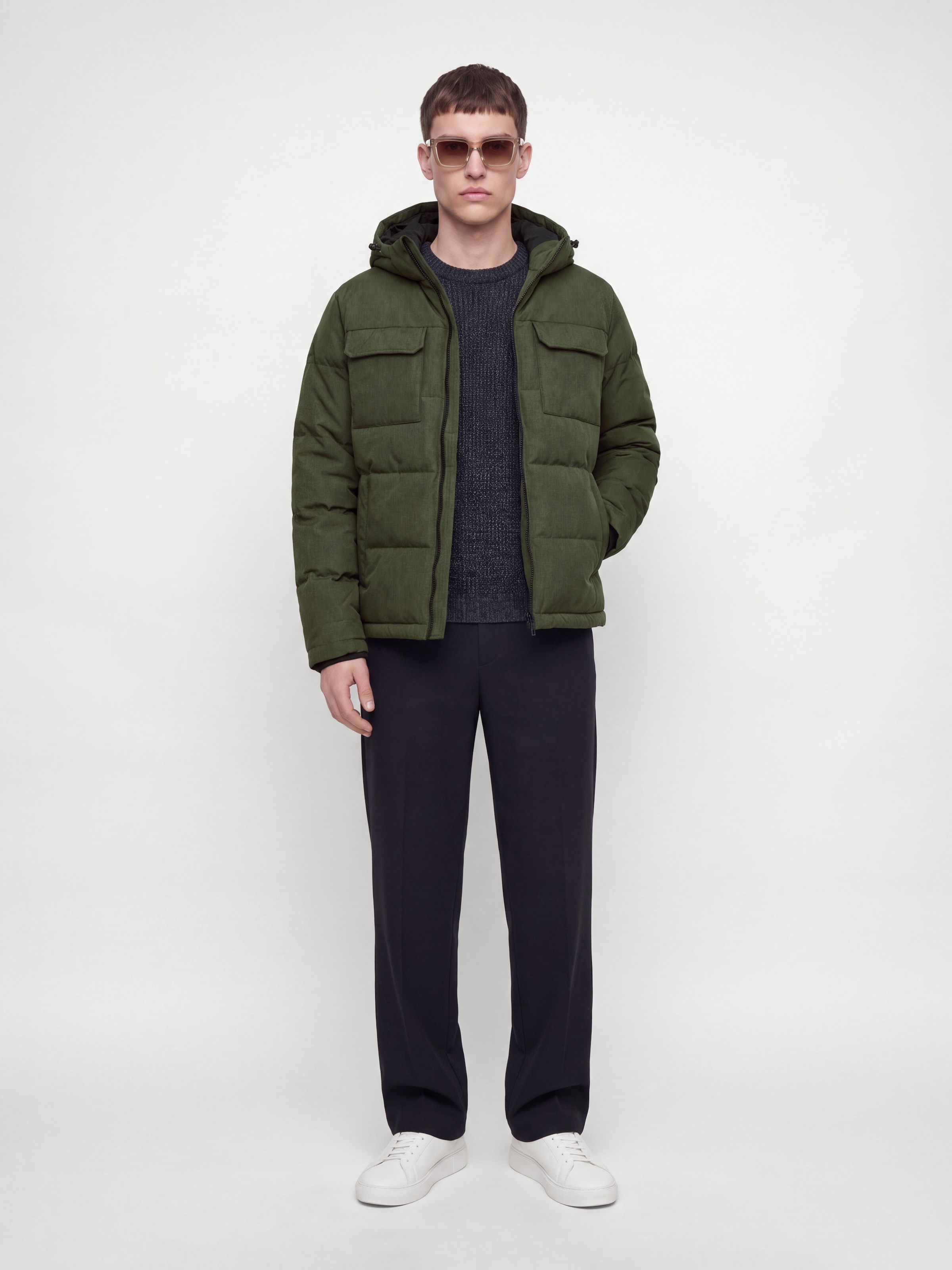 Jack & Jones Steppjacke »JJWILLIAM PUFFER JACKET« mit Kapuze Kunstfaser, regular fit