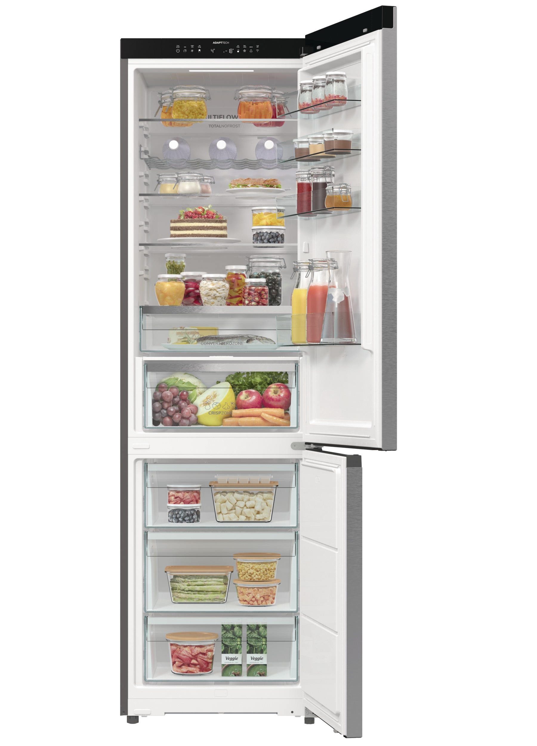 GORENJE Kühl-/Gefrierkombination »NRB620C6X4WFE«, Wifi - ConnectLife günstig online kaufen